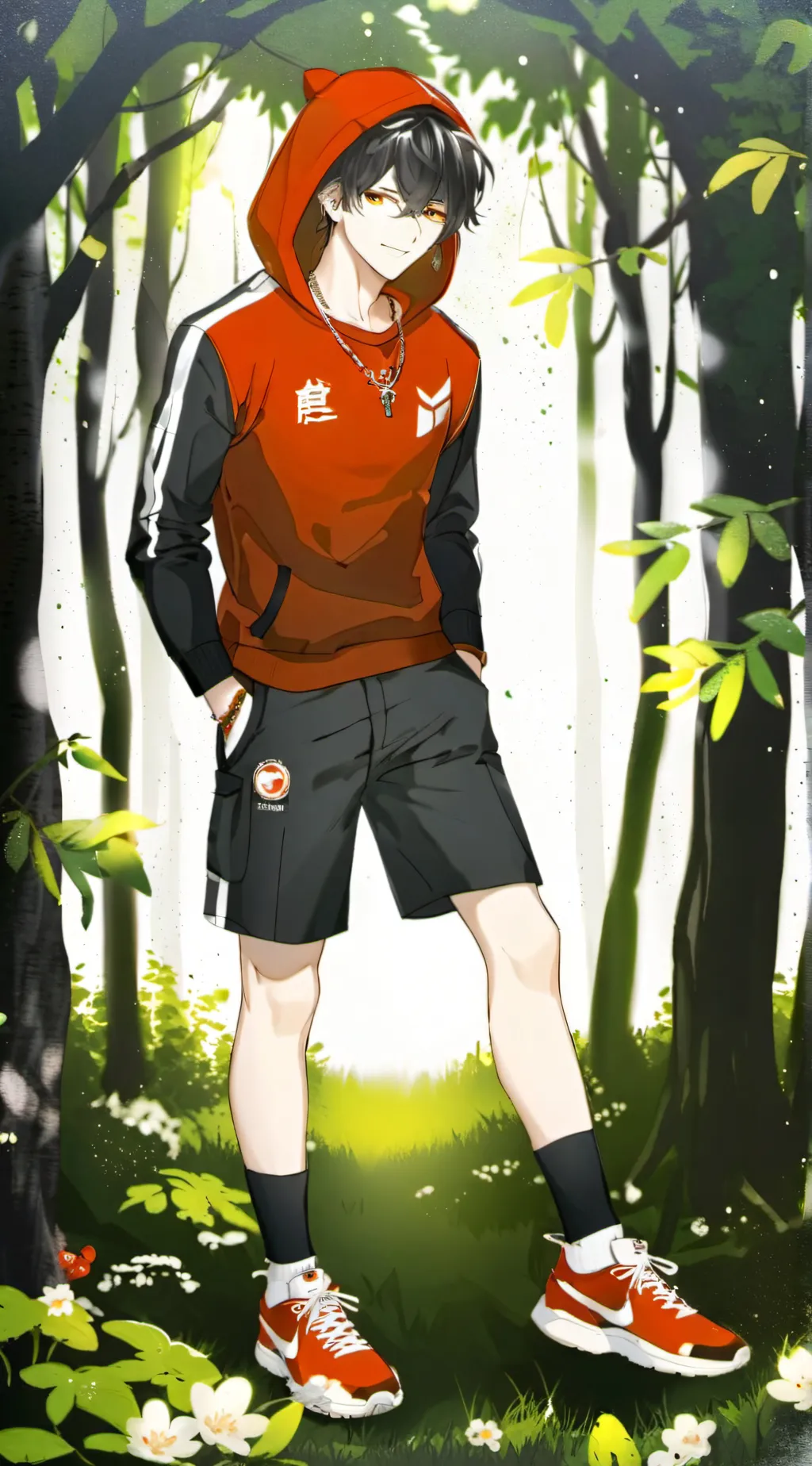 ai character: One piece  background