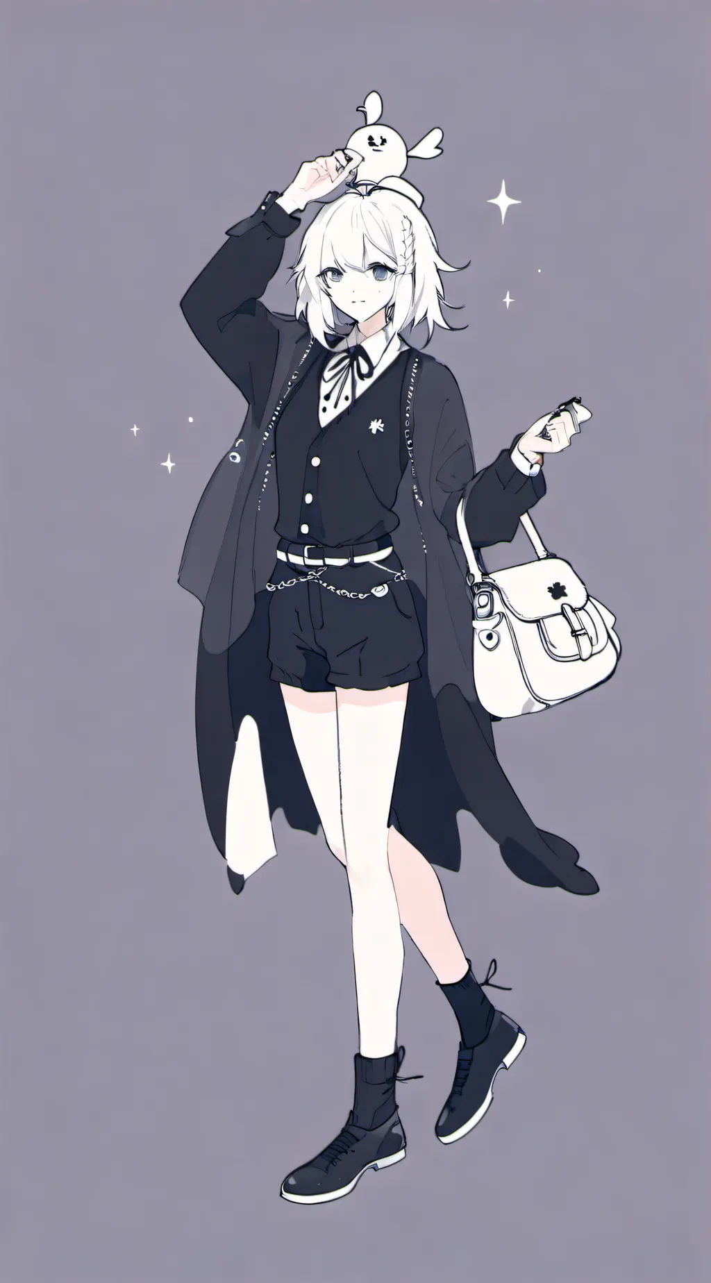 ai character: flowercake background