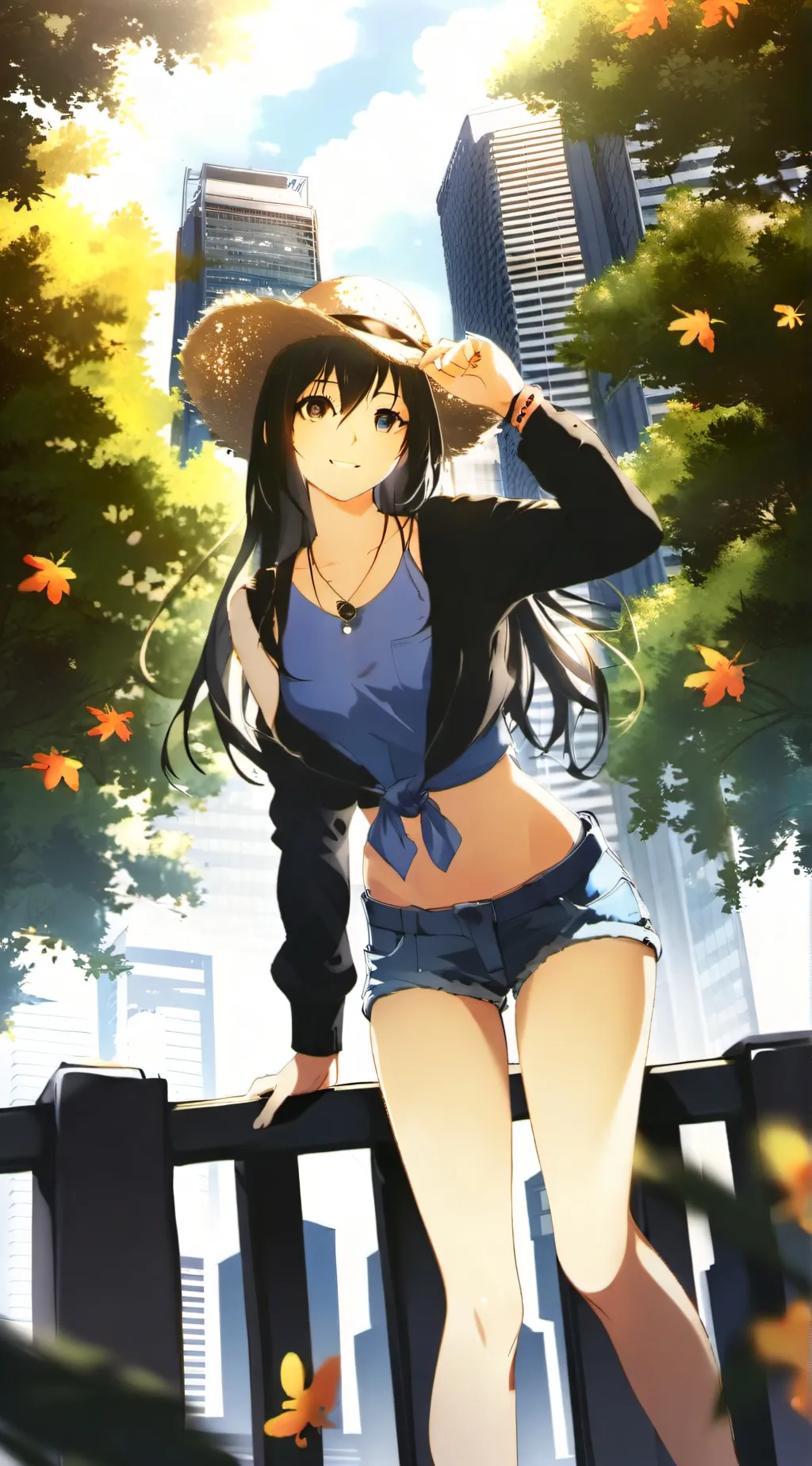 ai character: Luna background