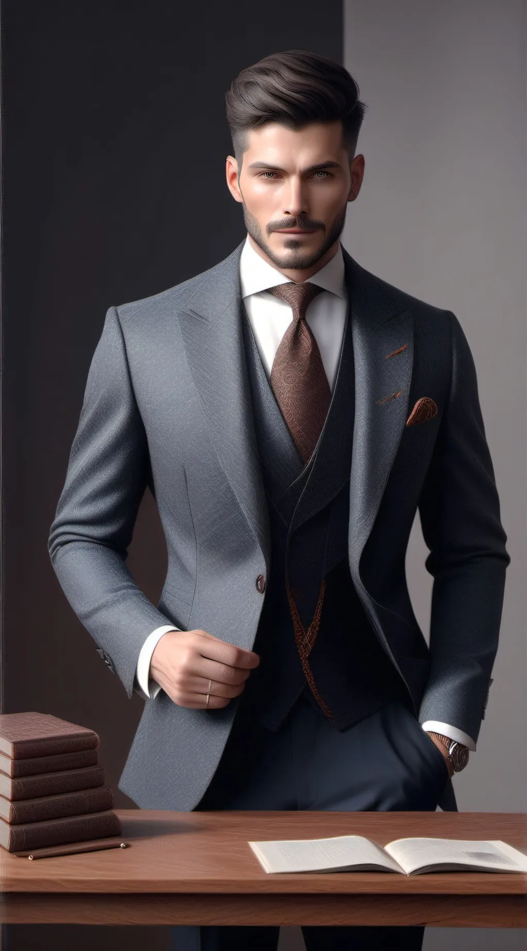 ai character: Isa Isarb  background