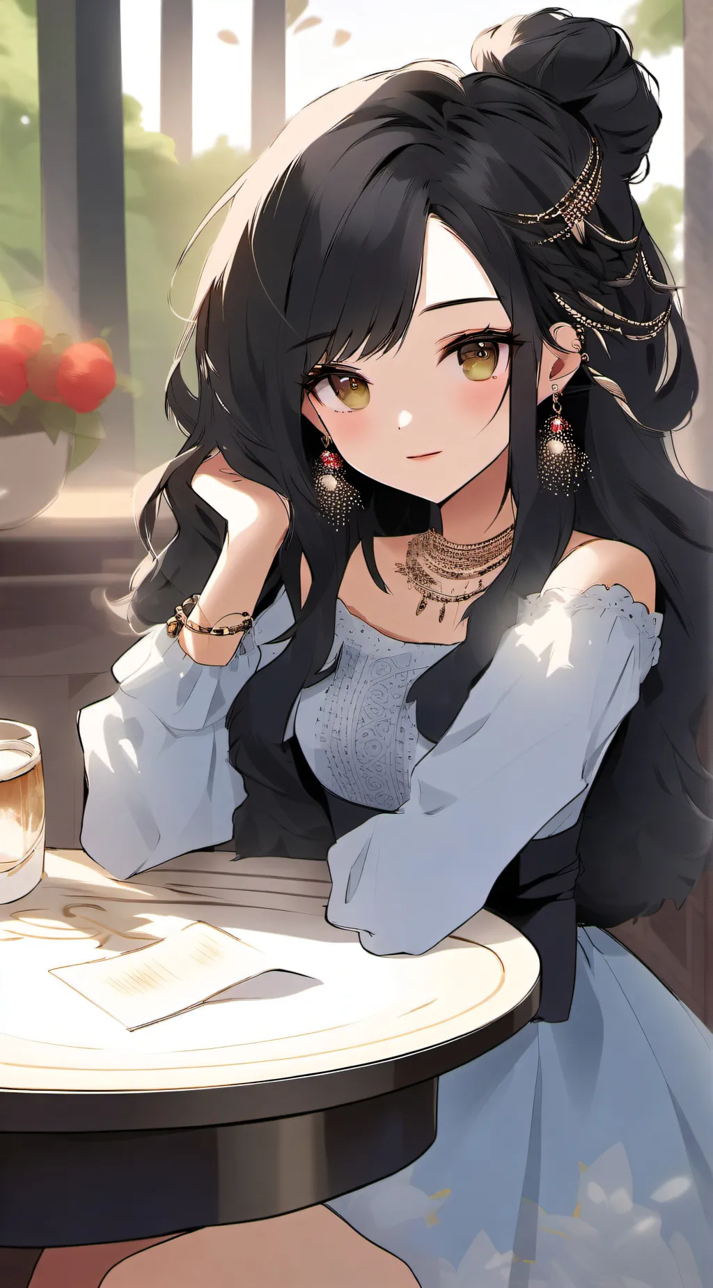 ai character: aria background