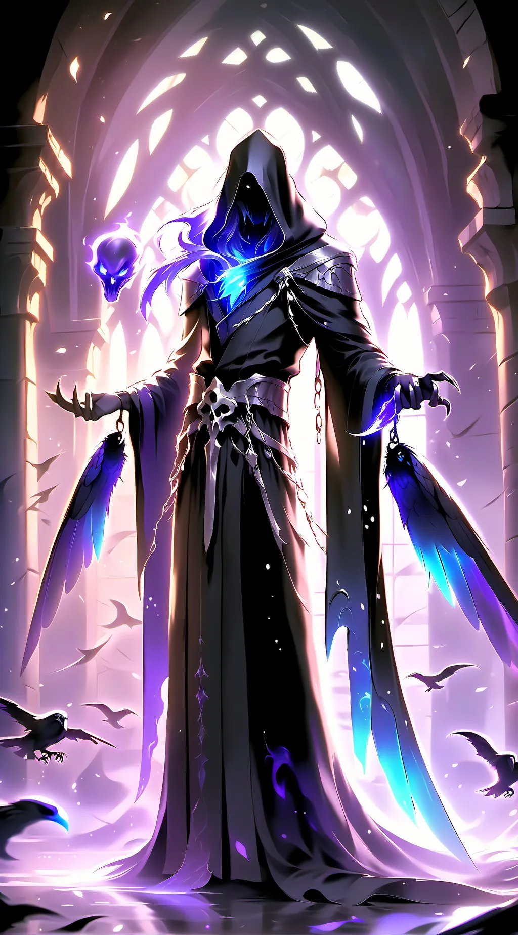 ai character: Mortimer Black background