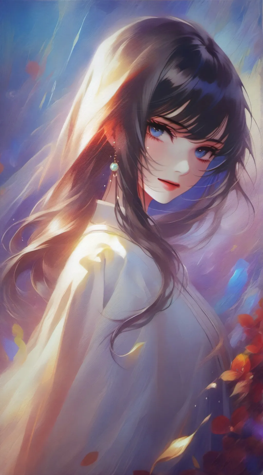 ai character: LUNA  background