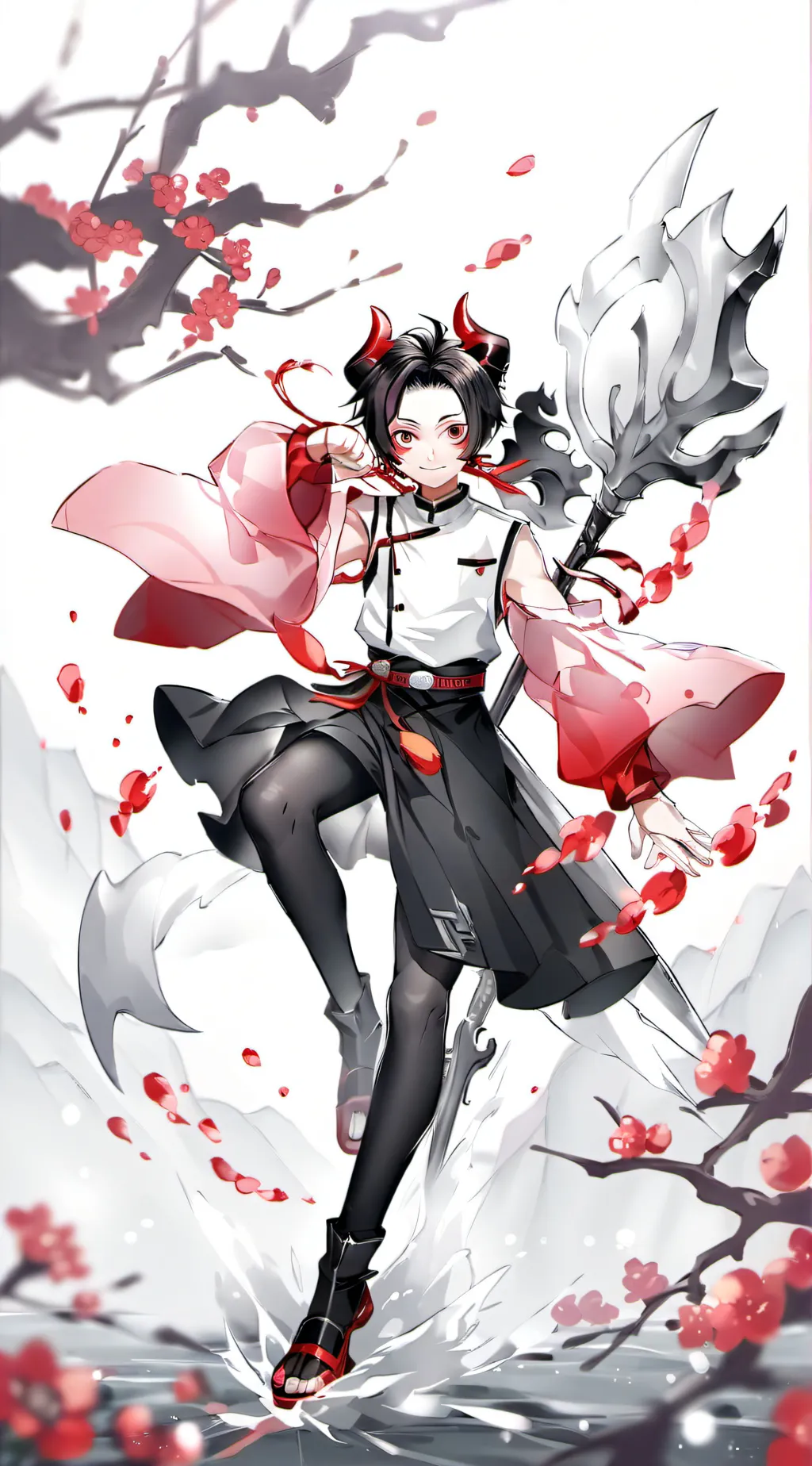 ai character: Demon slayer background