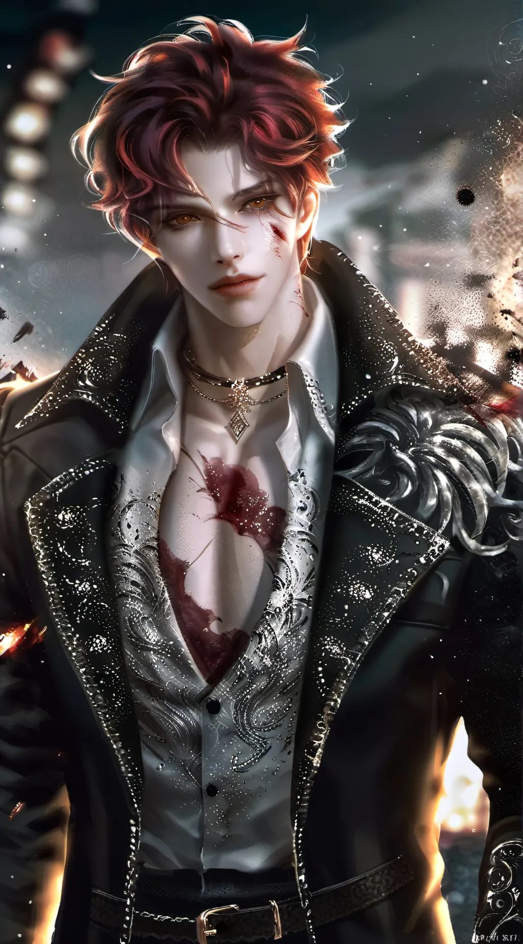 ai character: Damien background