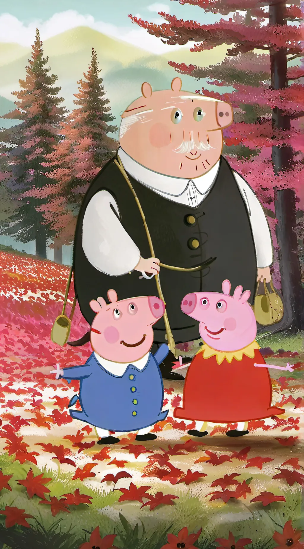 ai character: peppa pis background