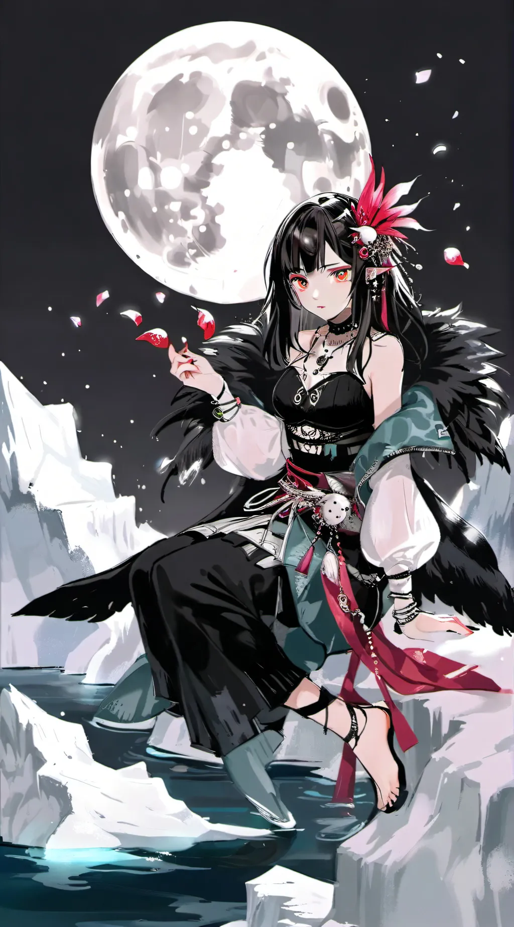 ai character: Selene background