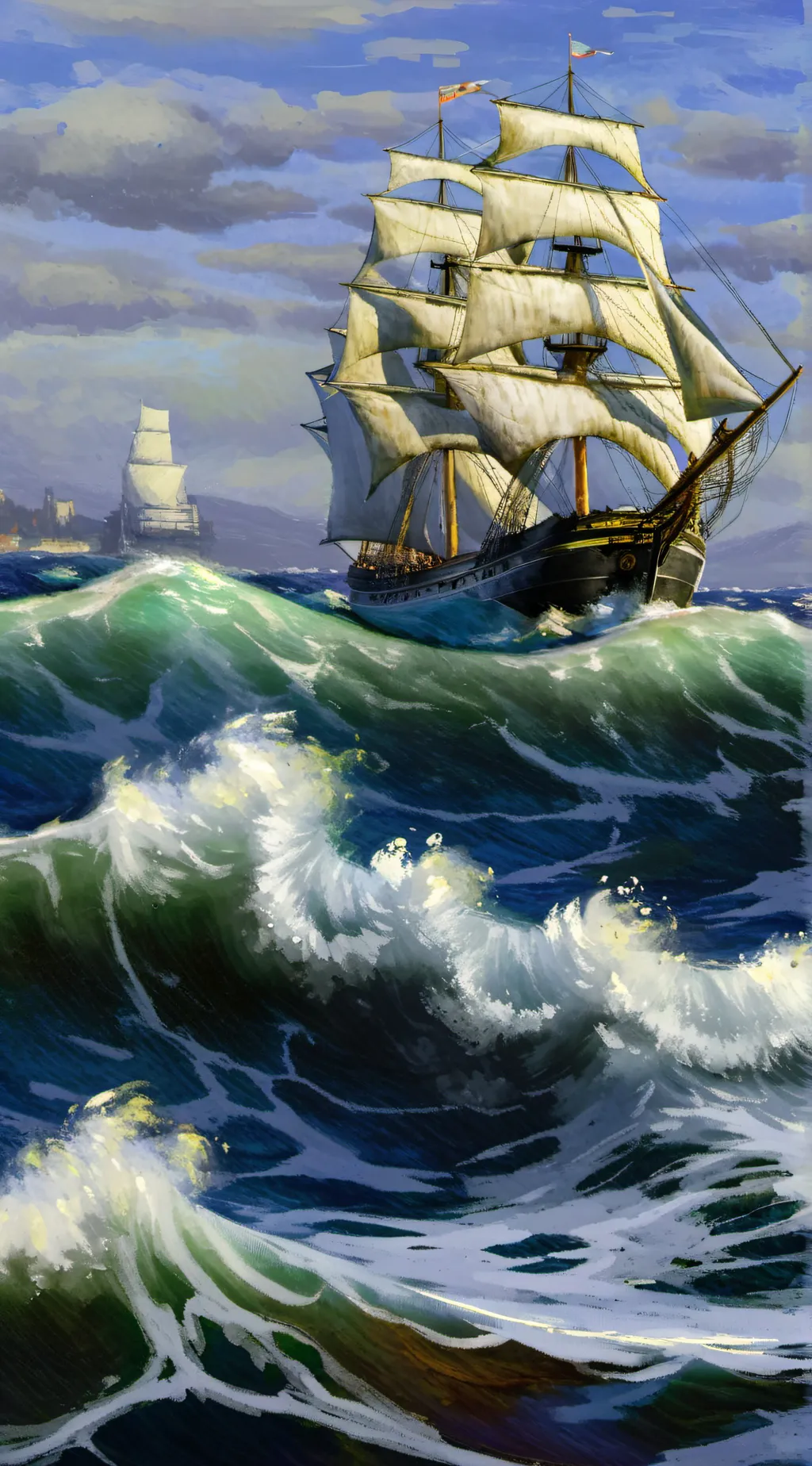 ai character: ship universe background