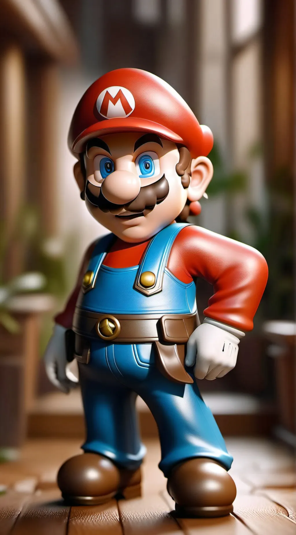 ai character: Mario  background