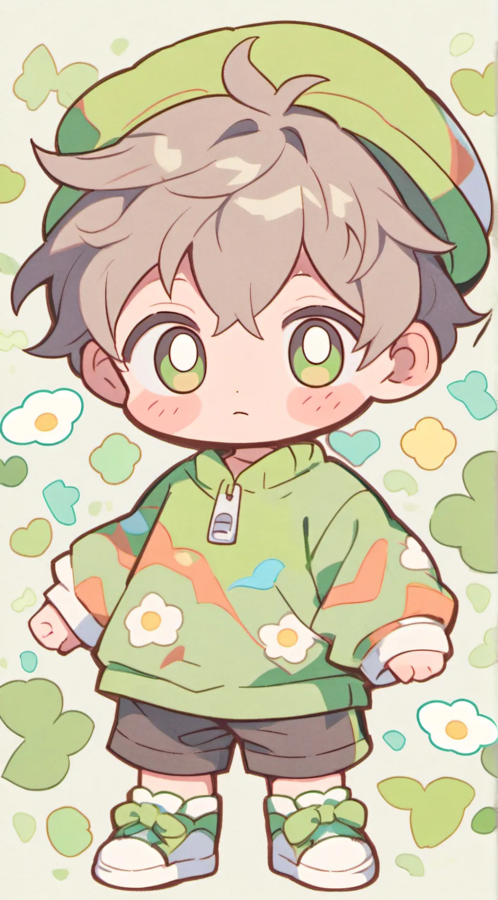 ai character: Spoiled baby bro  background