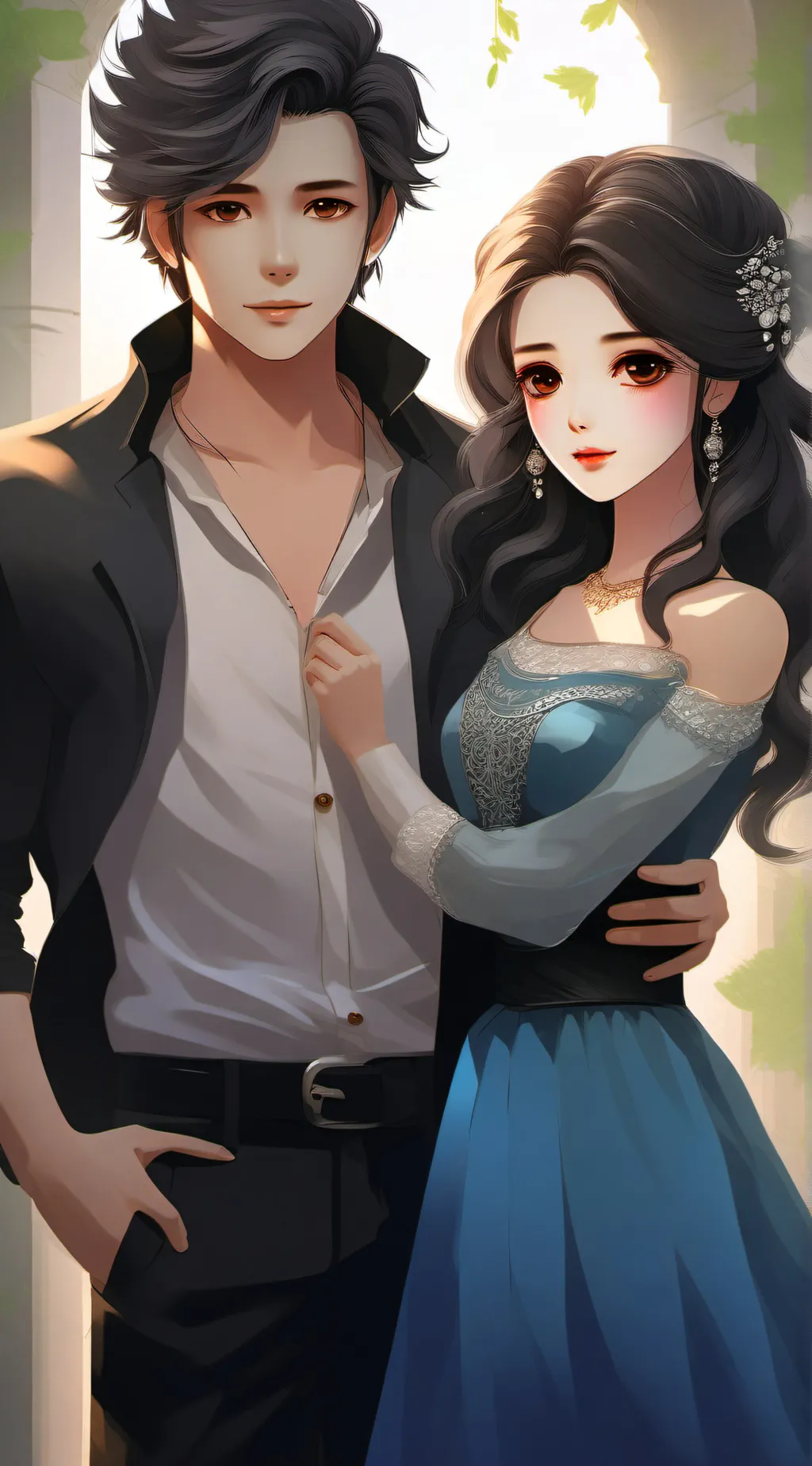 ai character: What will you do? background