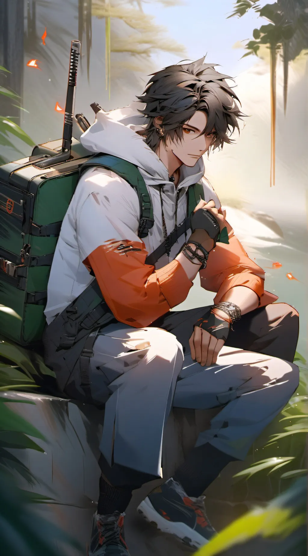 ai character: Zac background