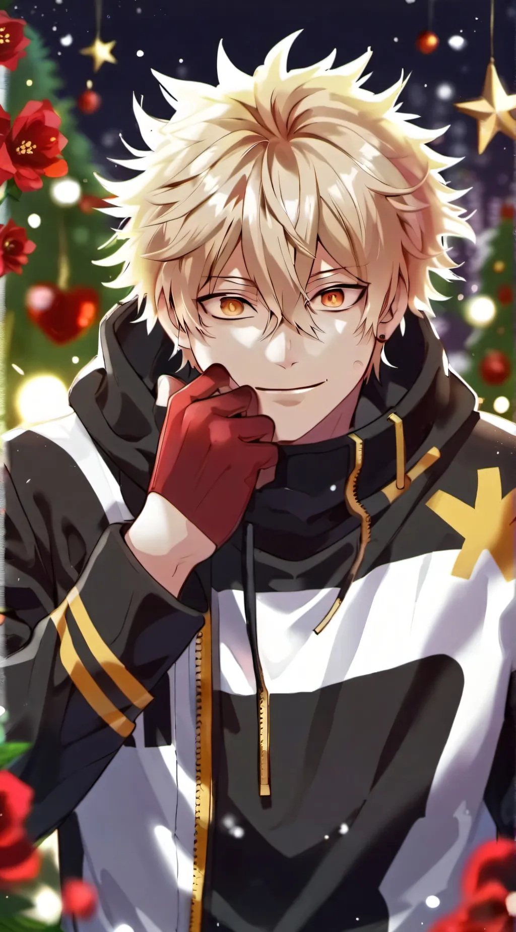 ai character: Bakugo. background