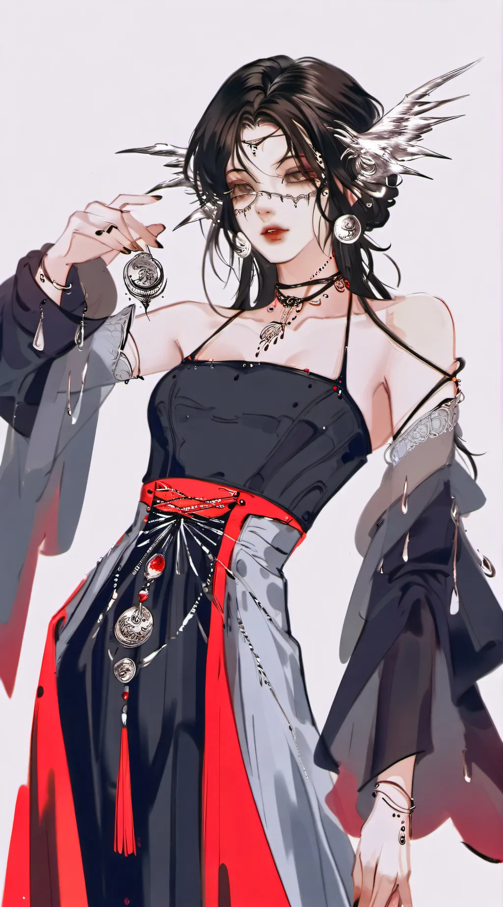 ai character: Merida Vogue background