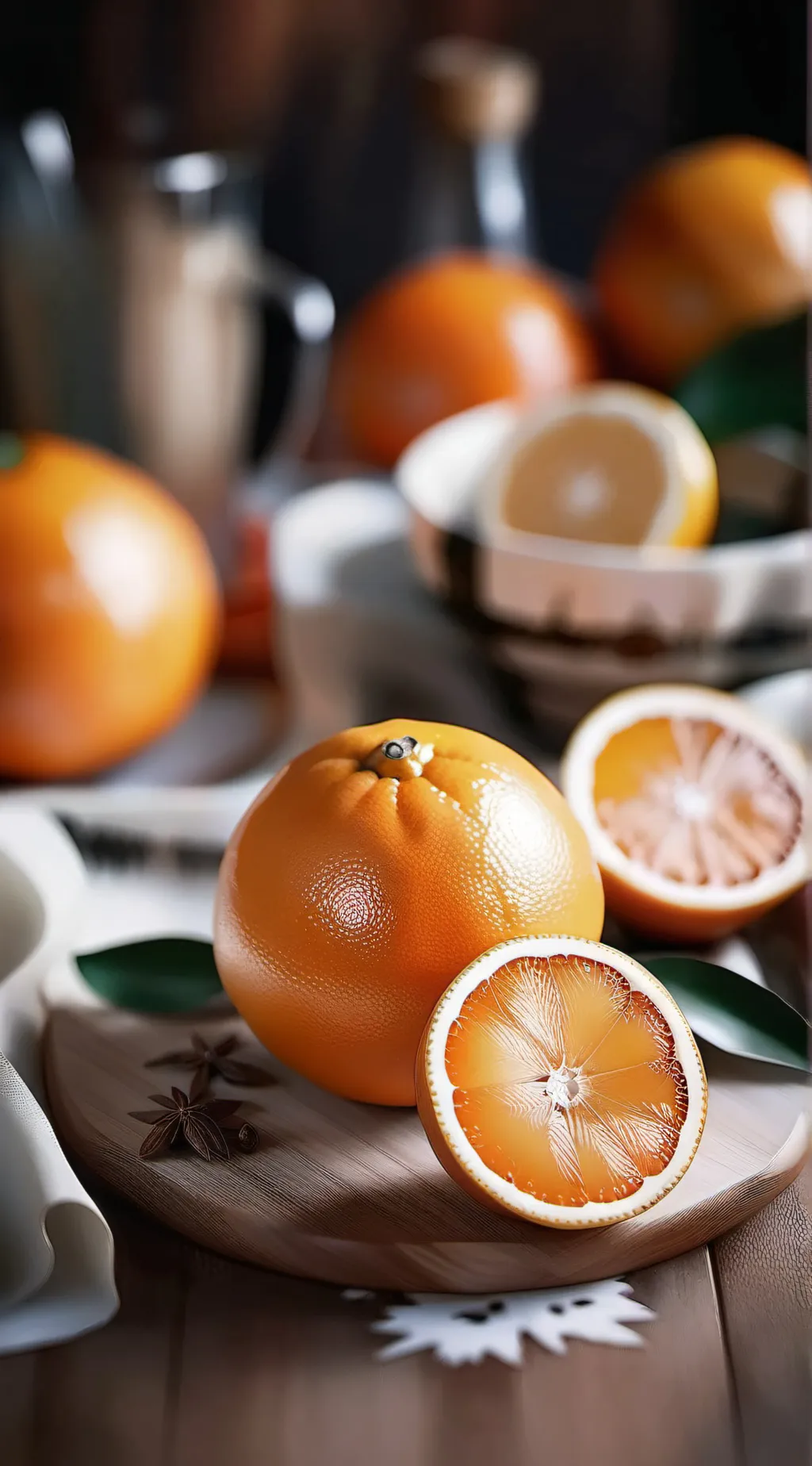 ai character: Orange background