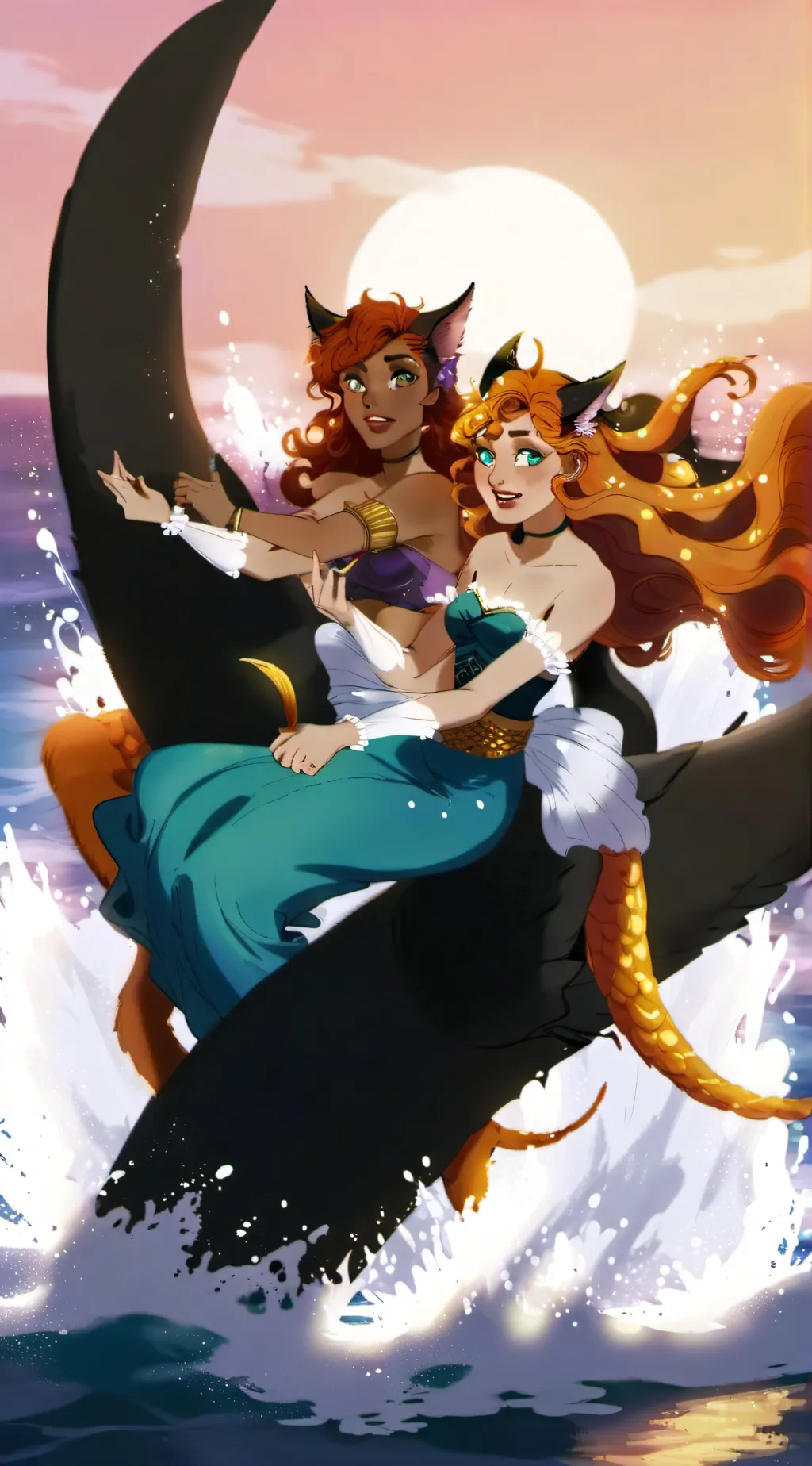 ai character: Clawdeen,Toralei background