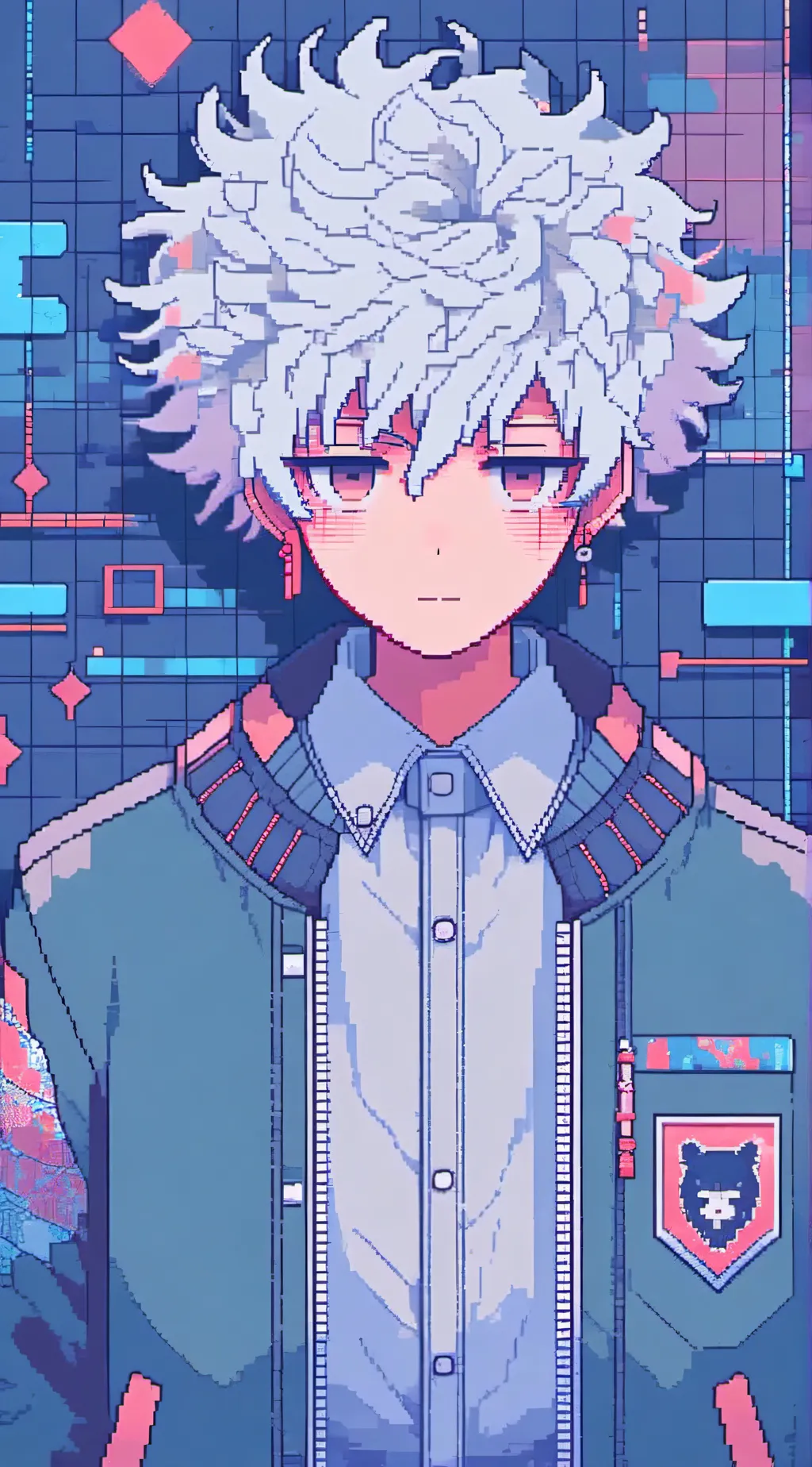 ai character: Nagito Komaeda  background