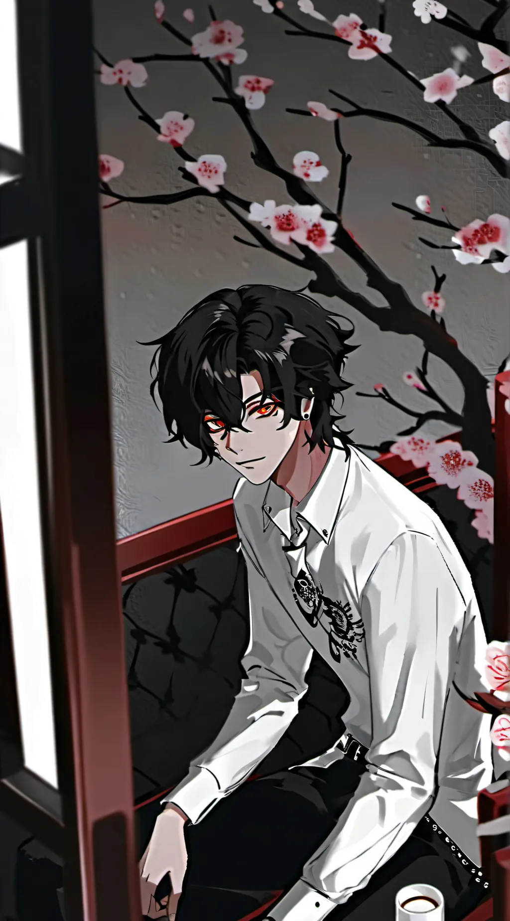 ai character: 🥀Leo🥀:3 background