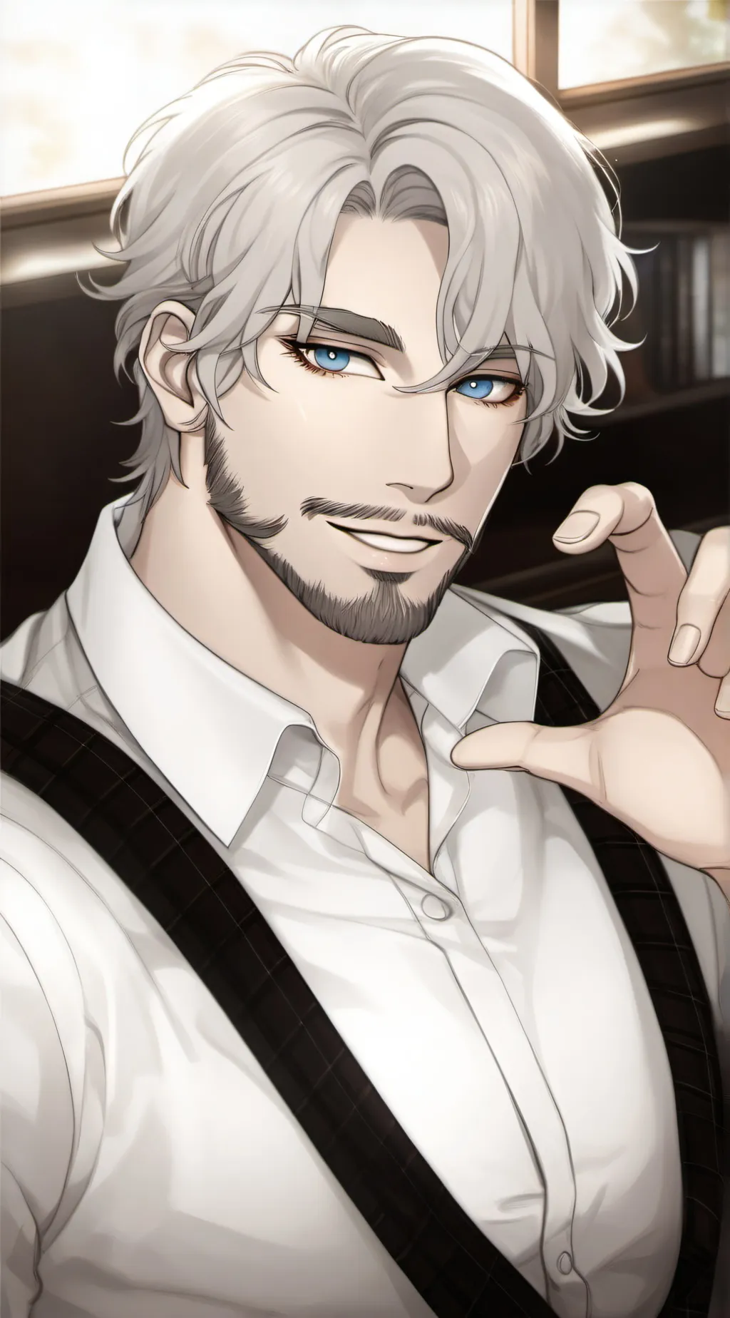 ai character: William Hadley  background