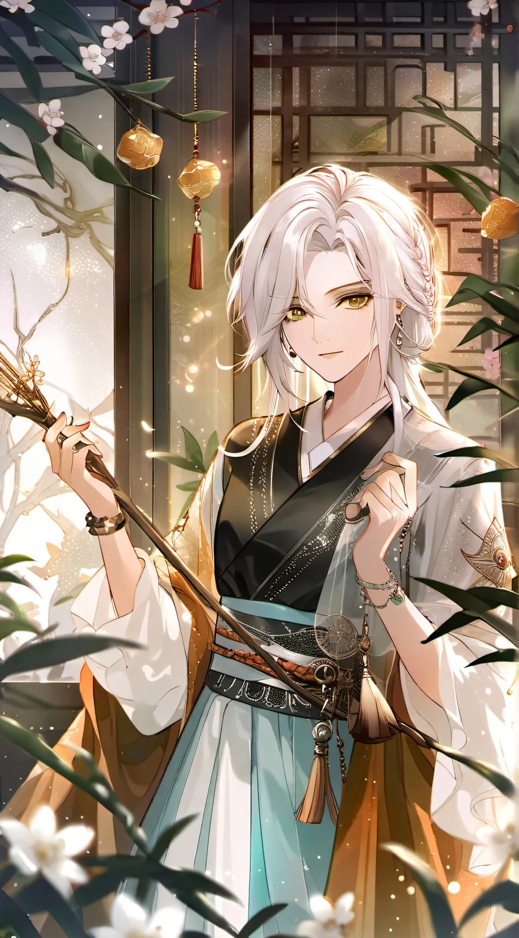 ai character: monica background