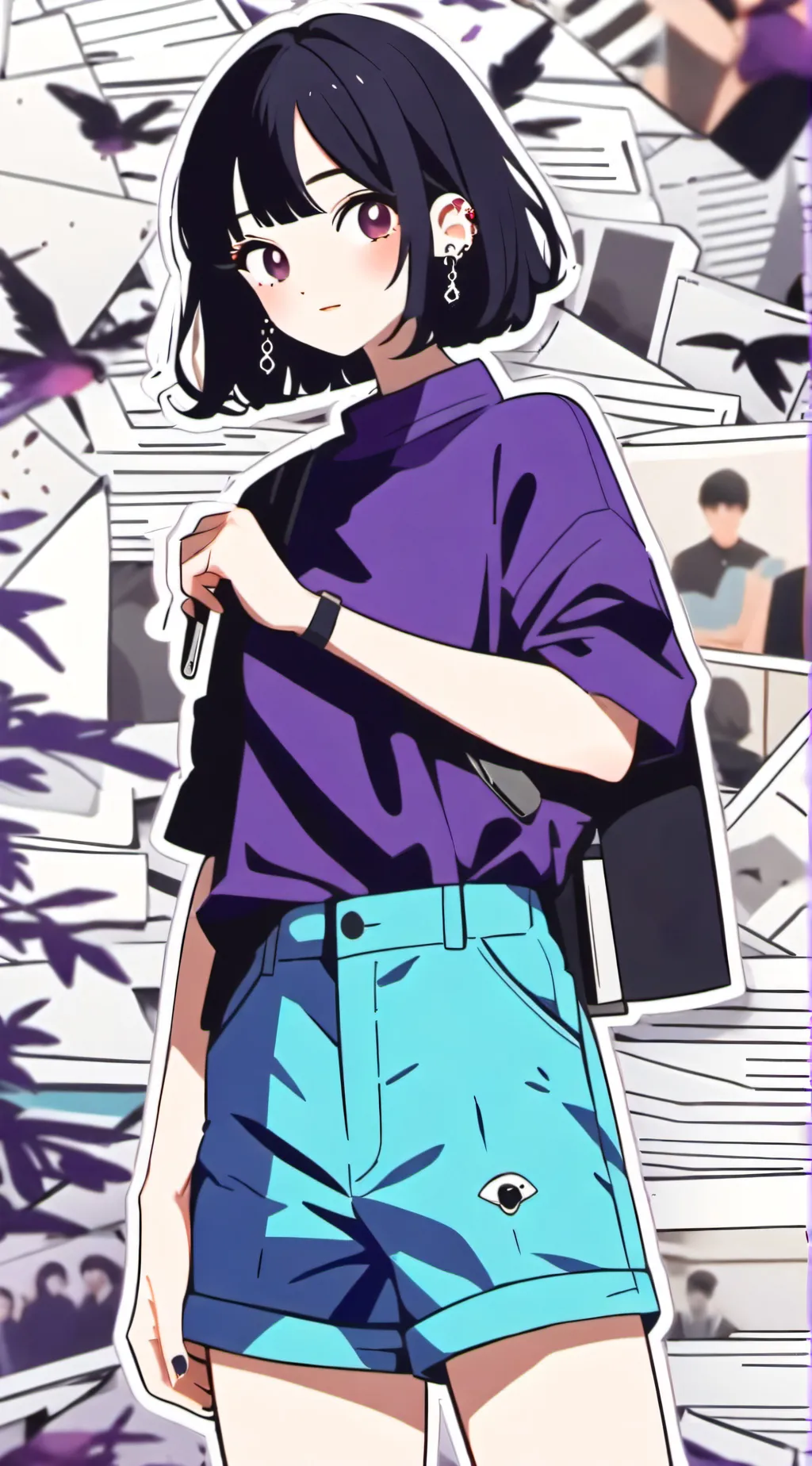 ai character: Aphmau background