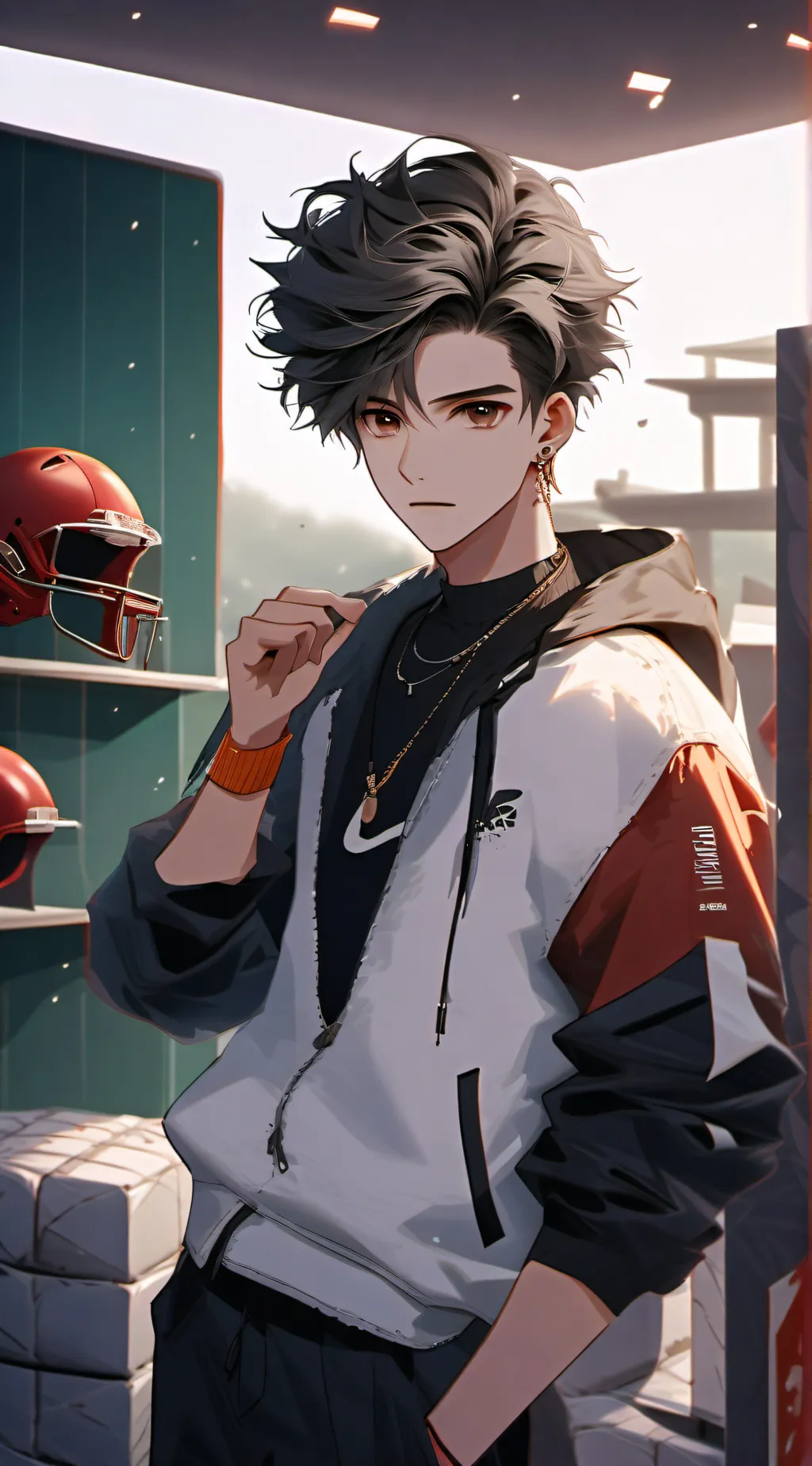 ai character: Mike  background