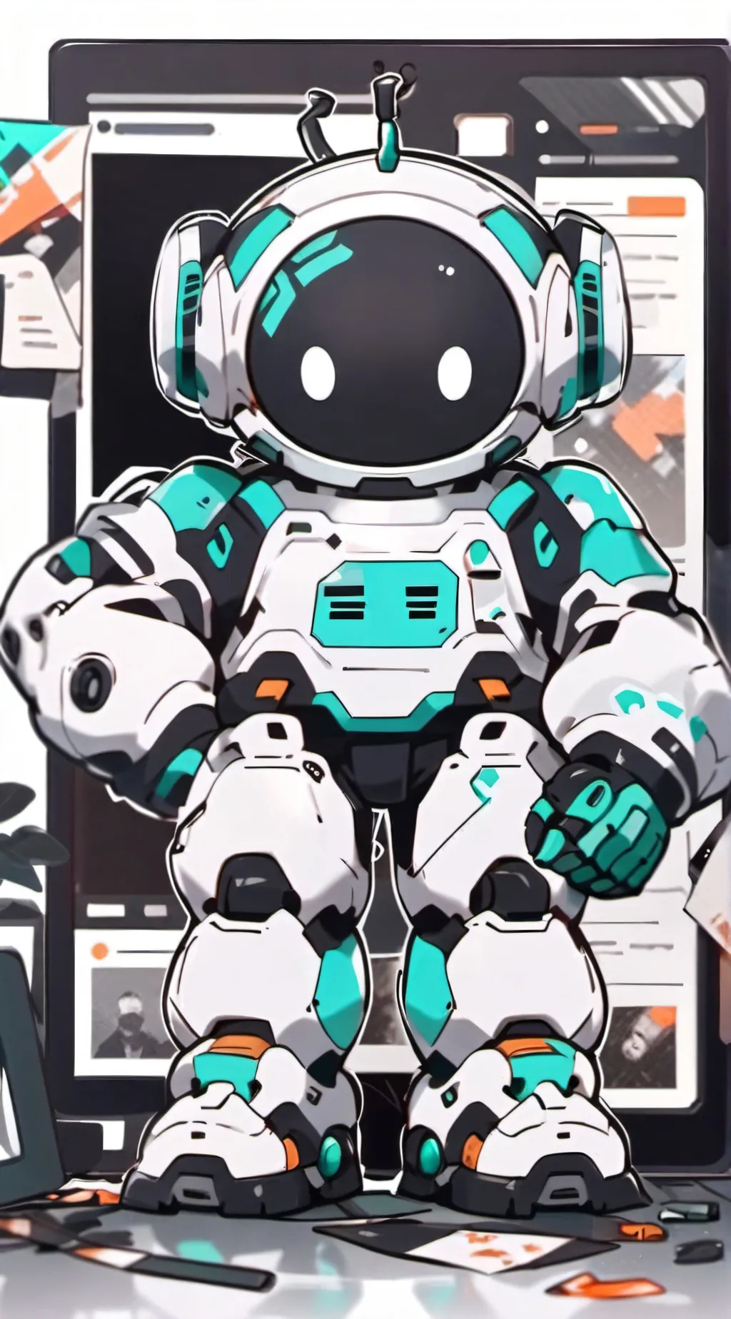 ai character: Robbie  background