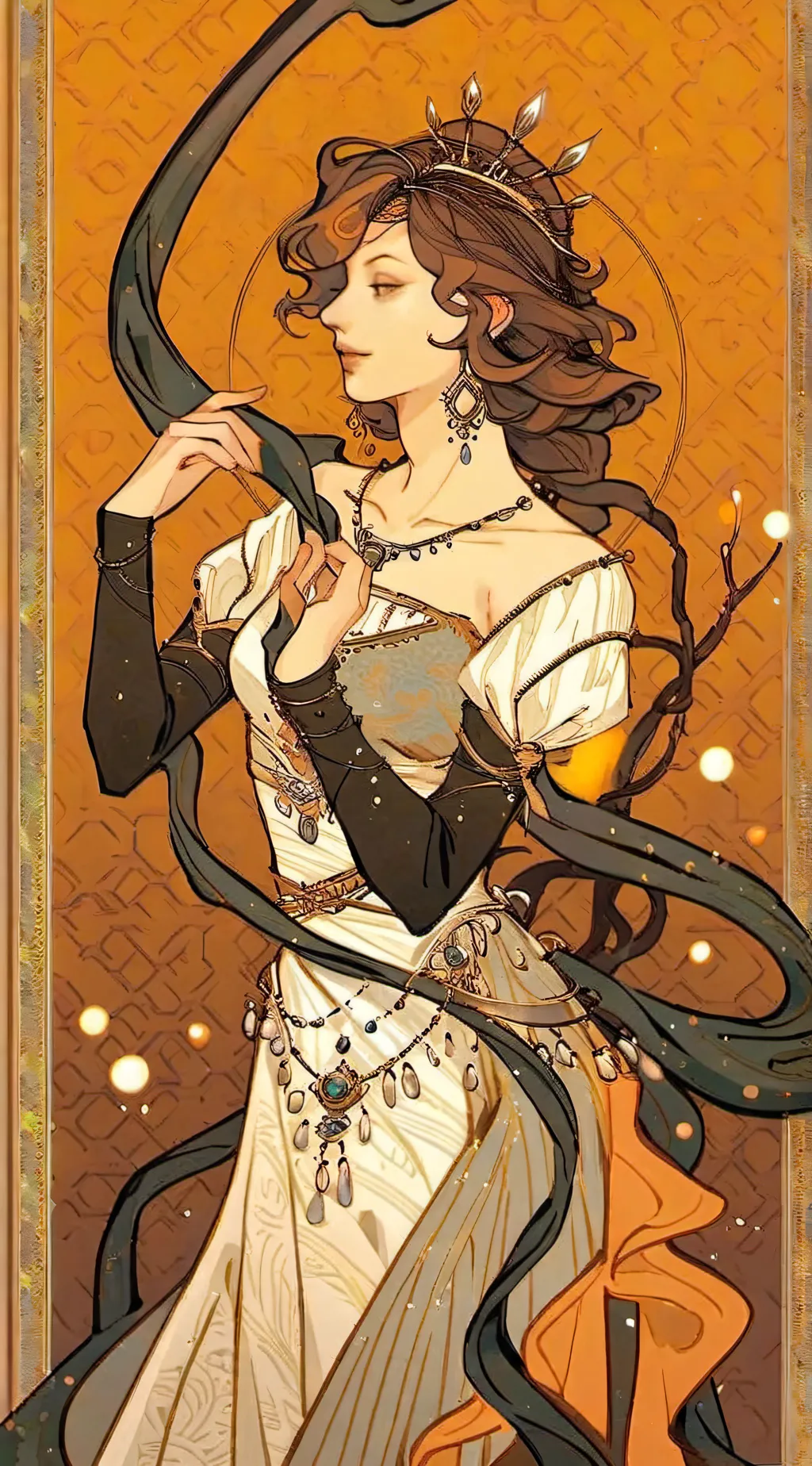 ai character: Эмилия background