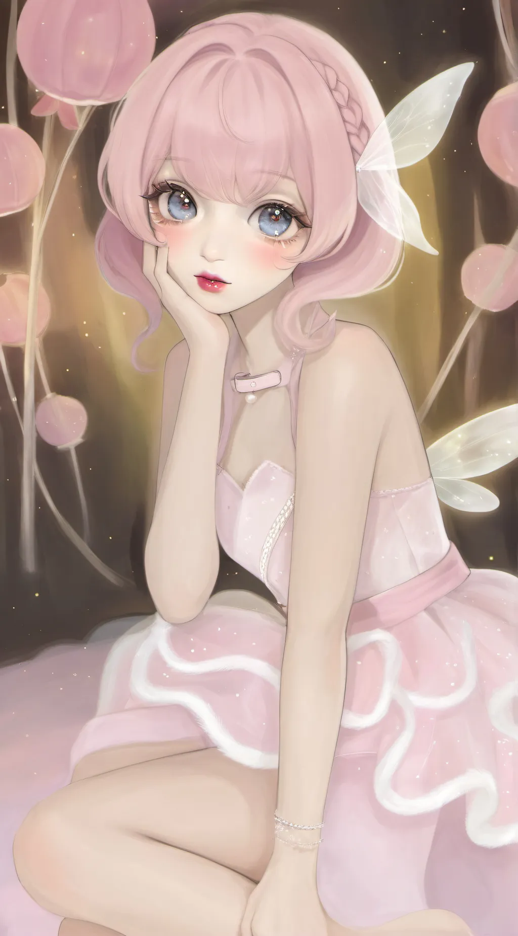 ai character: Madarae  background