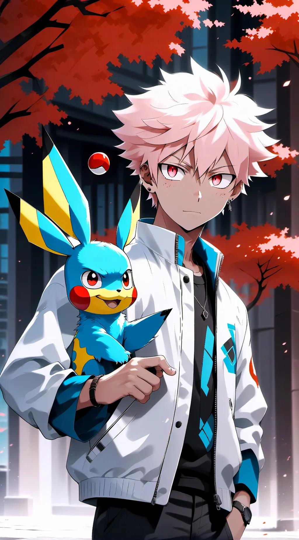 ai character: Bakugo Katsuki  background