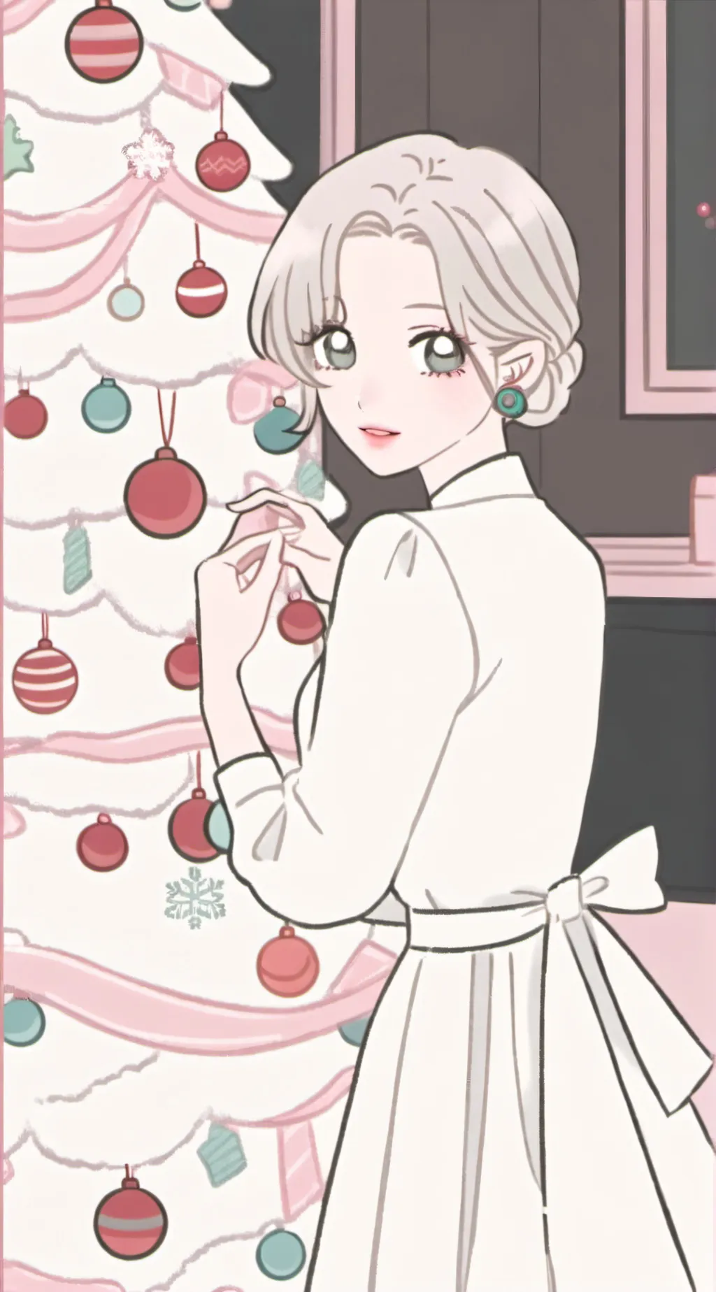 ai character: 🎨🎄colorfulfamily🎄🎨 background