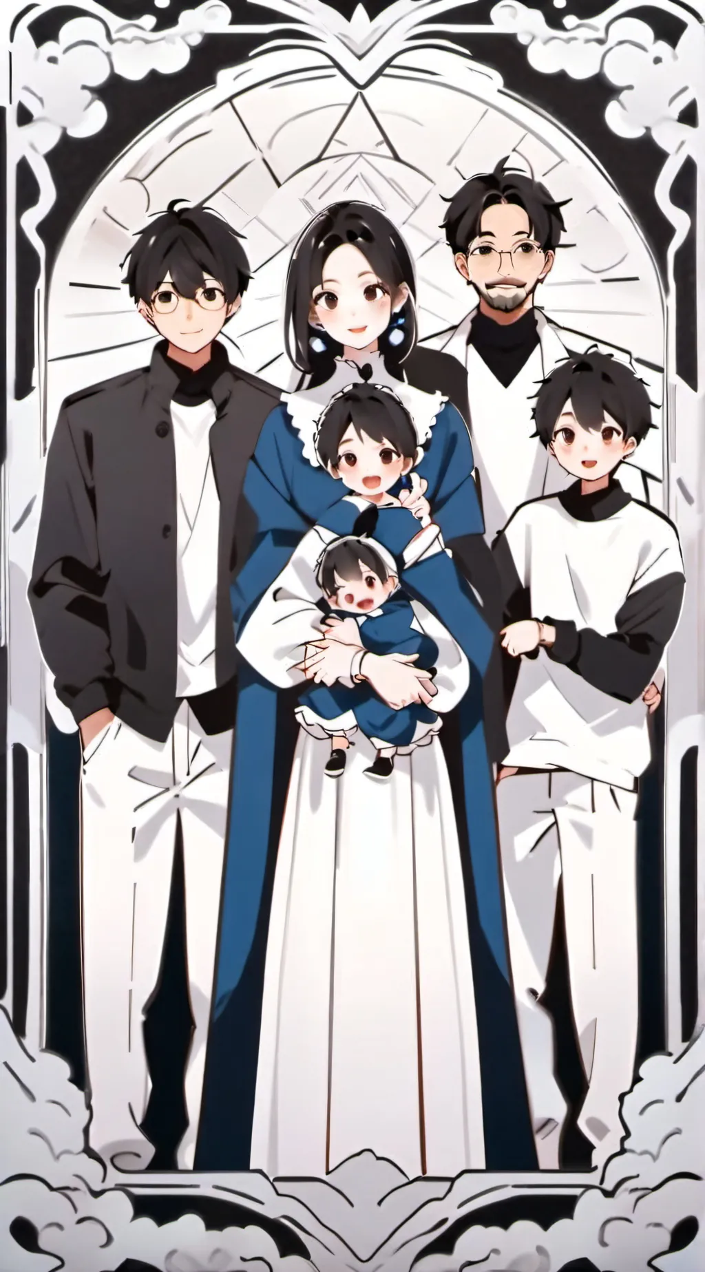 ai character: FAMILY background