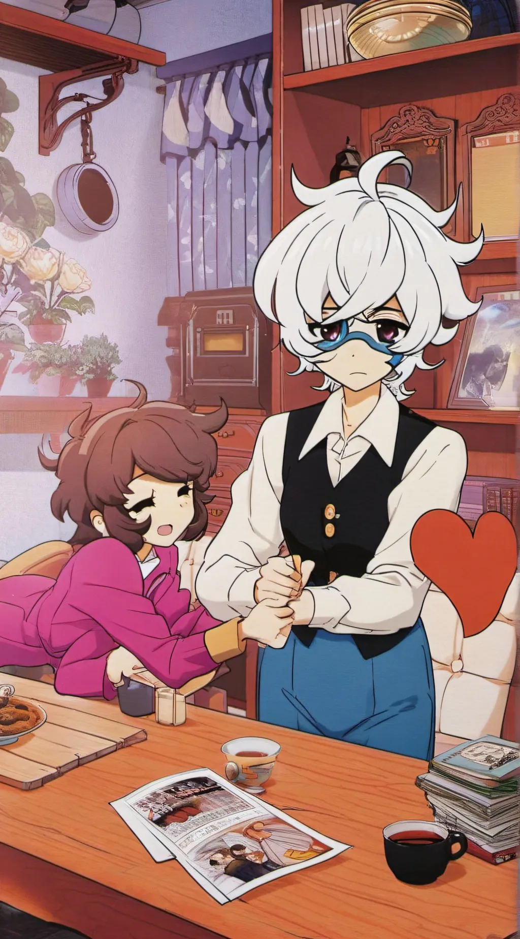 ai character: G&B cast And MD PT background