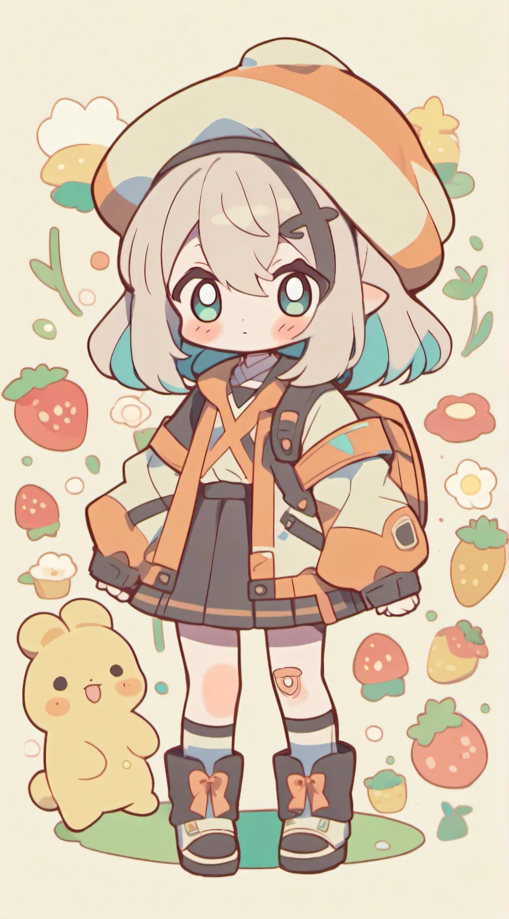 ai character: Luna background