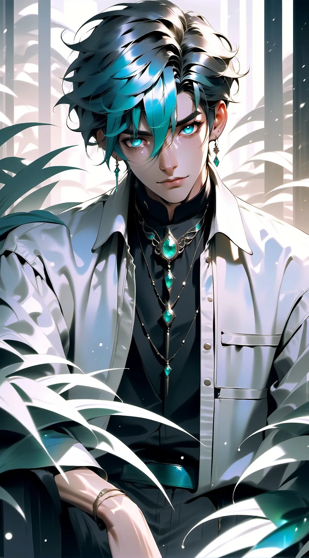 ai character: Аквамарин background