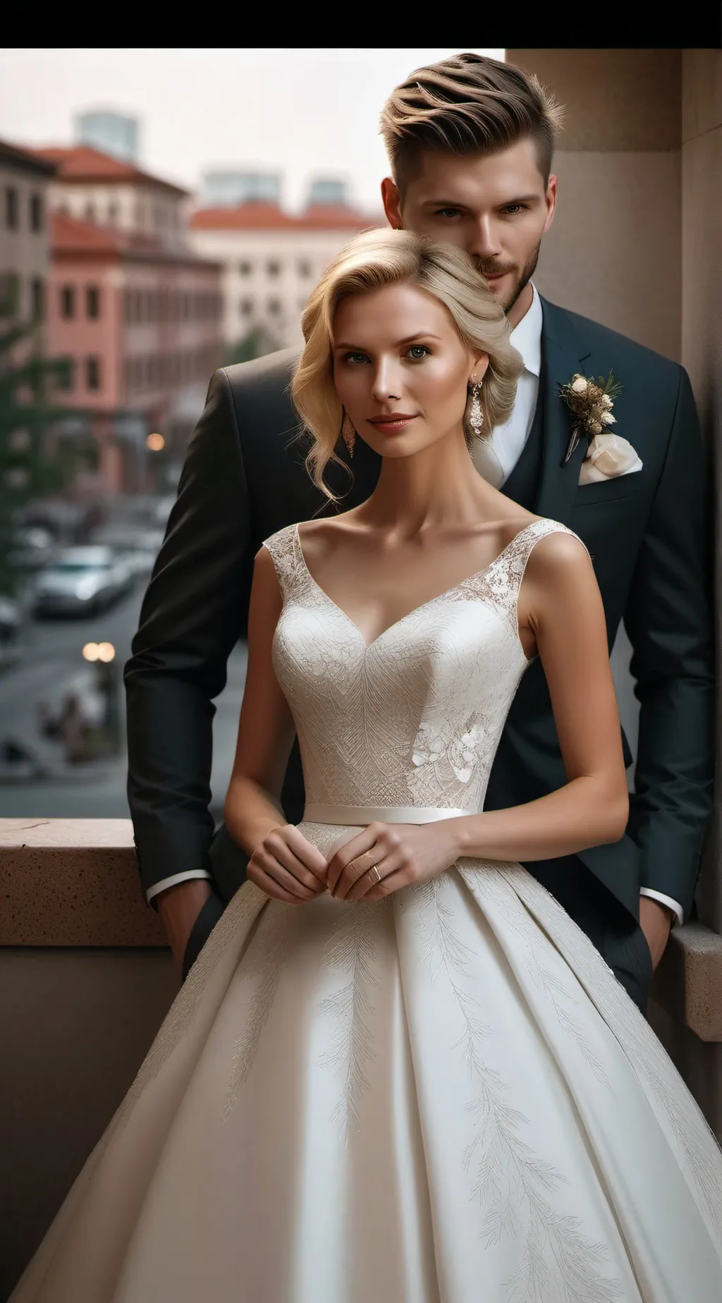 ai character: Wedding murder background