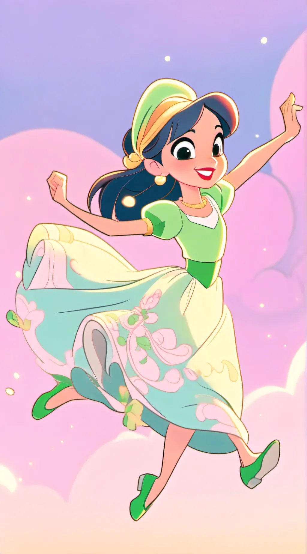 ai character: Make a emoji cat background