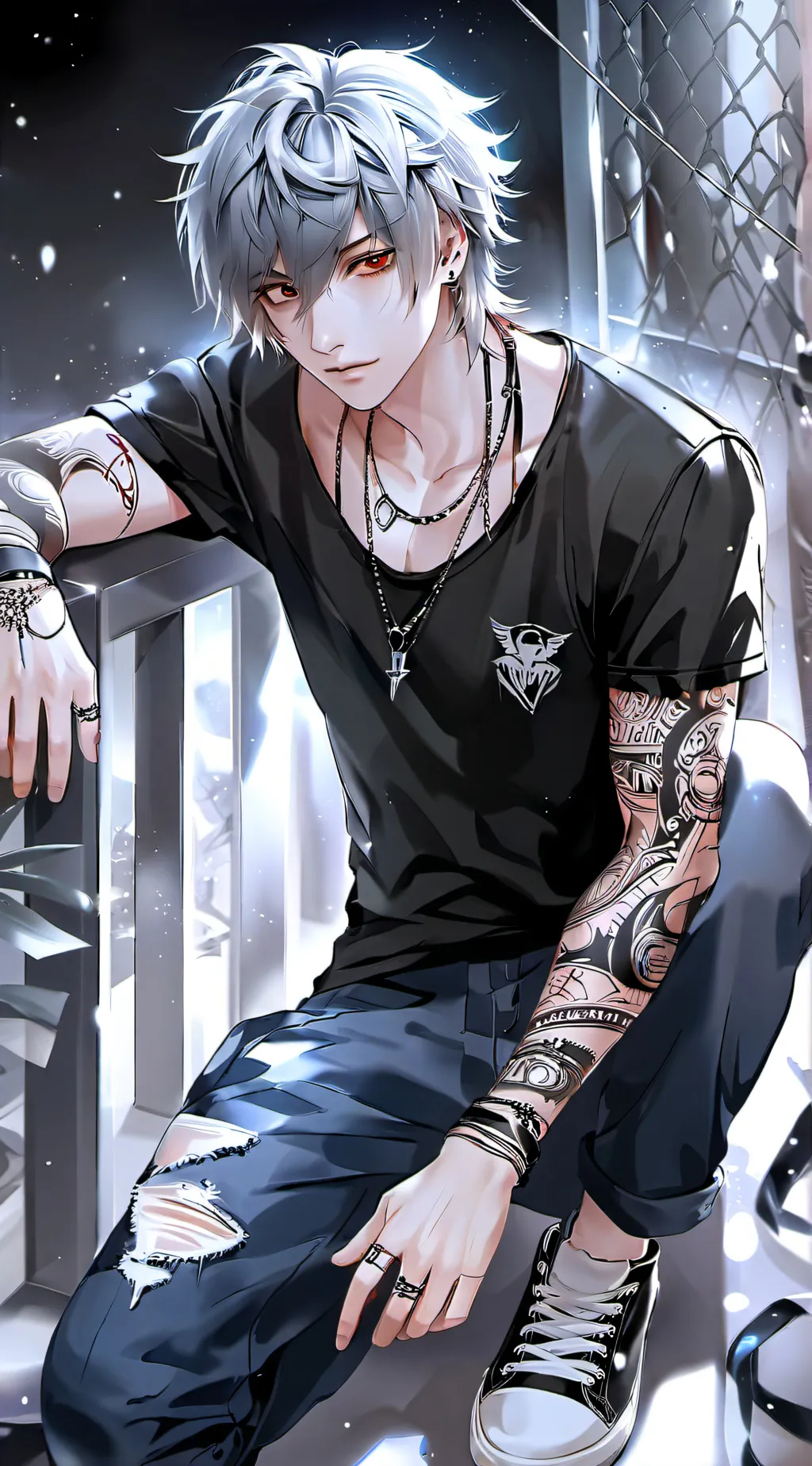 ai character: ꥟ღ𝑴𝒂𝒕𝒕ღ꥟ background