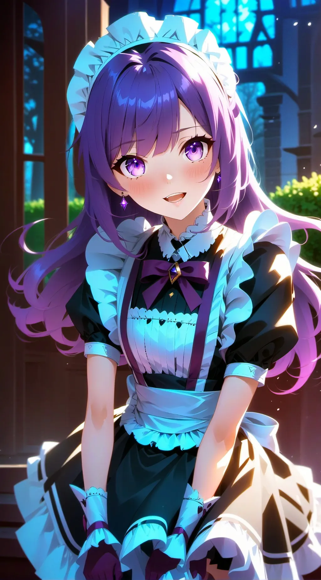 ai character: Aurora background