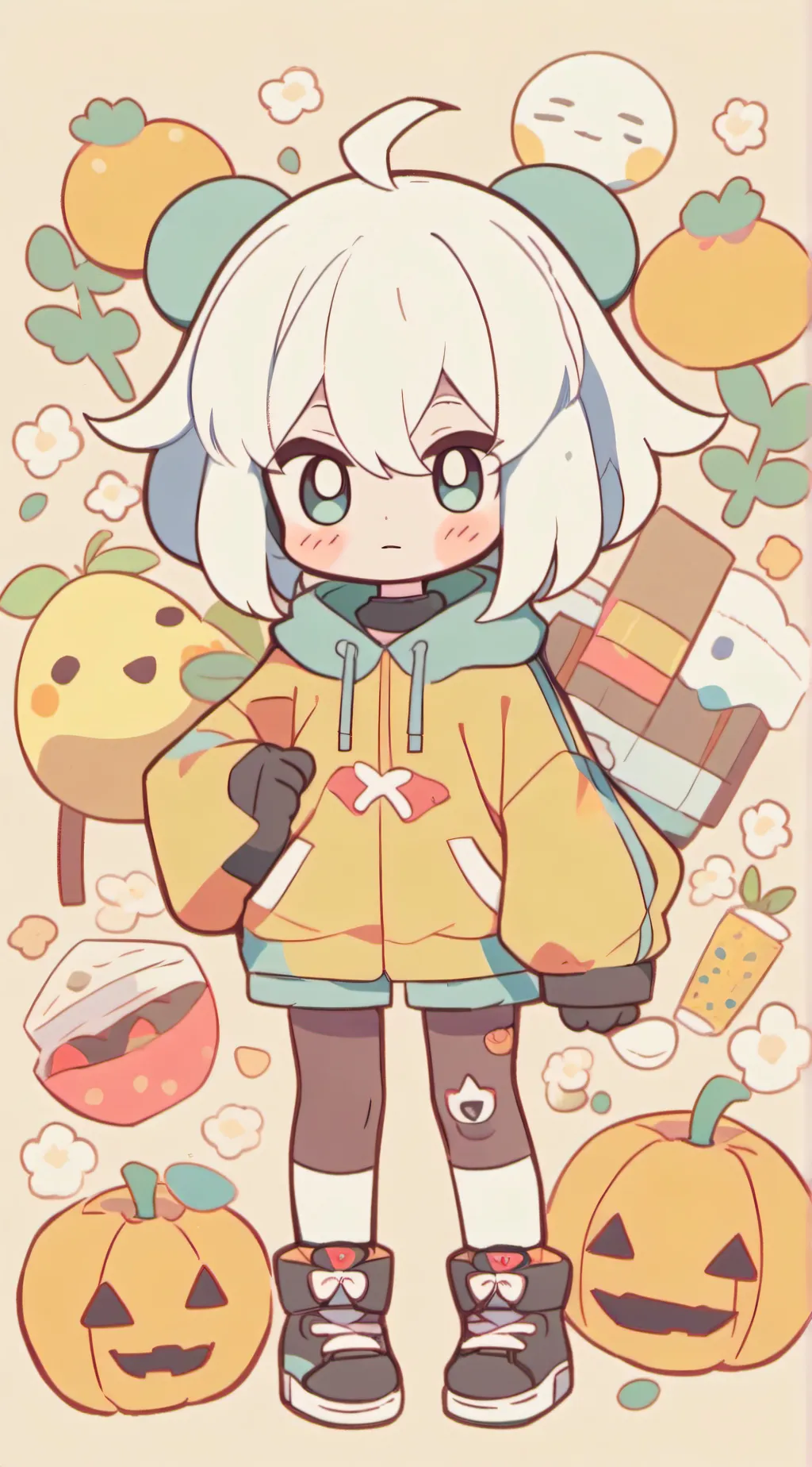 ai character: sans x frisk background