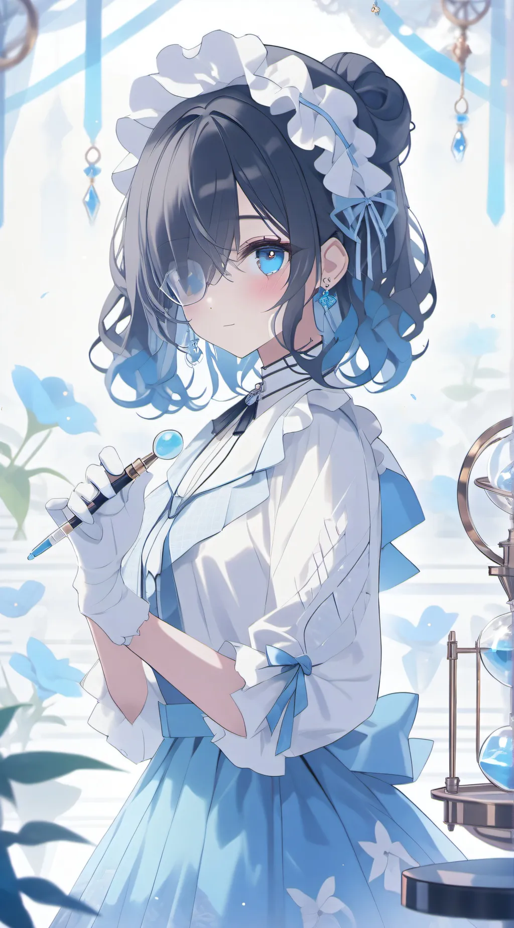 ai character: Aurora background