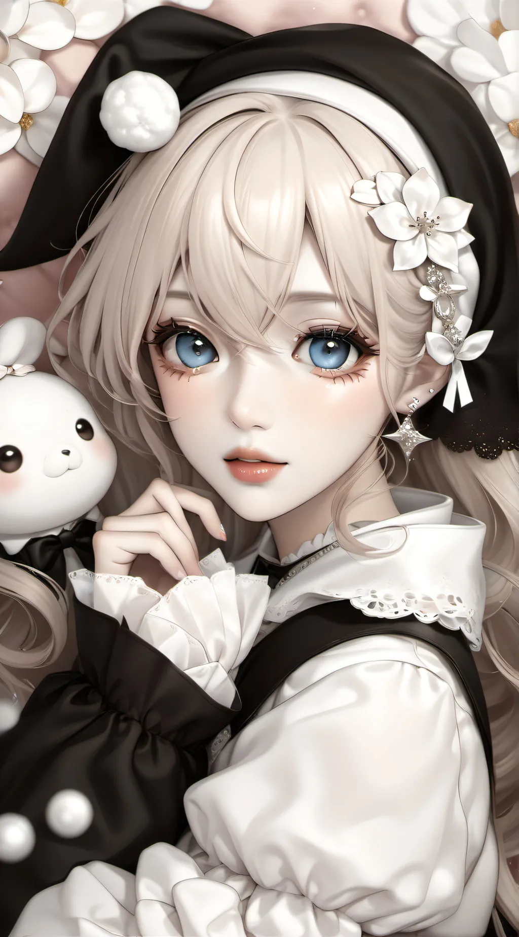 ai character: MHA X DTI background