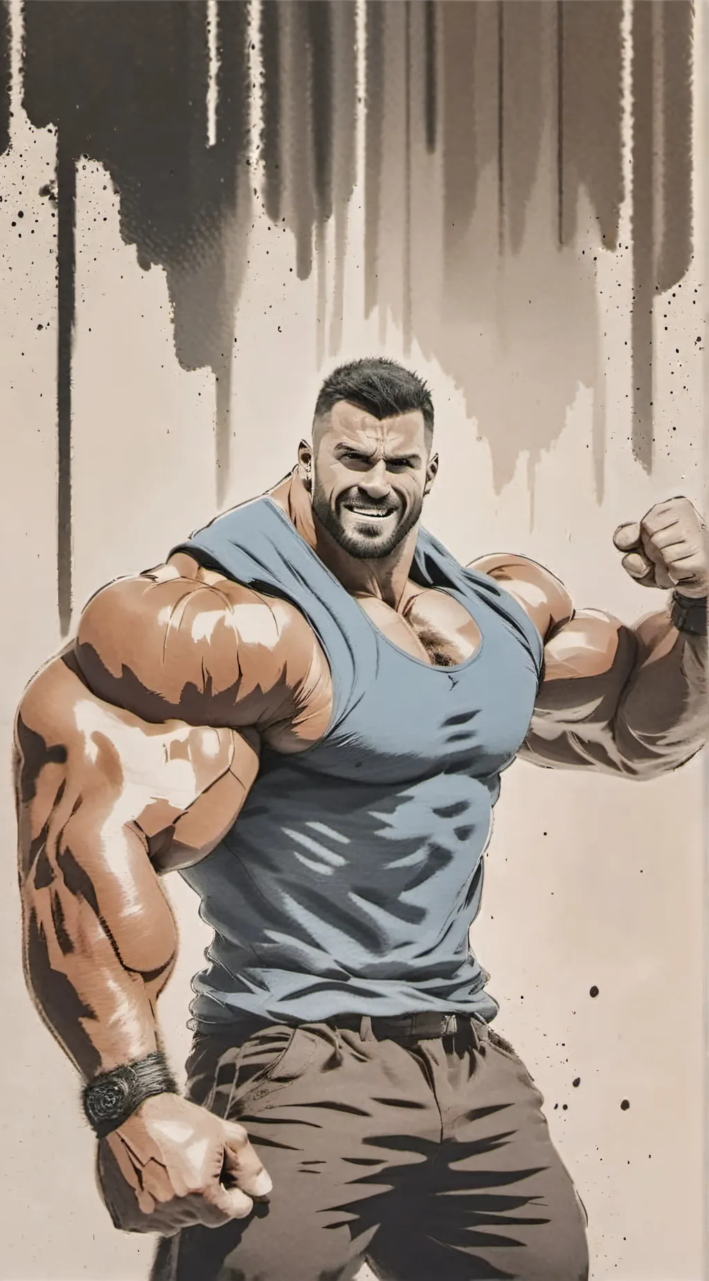 ai character: Stone  background