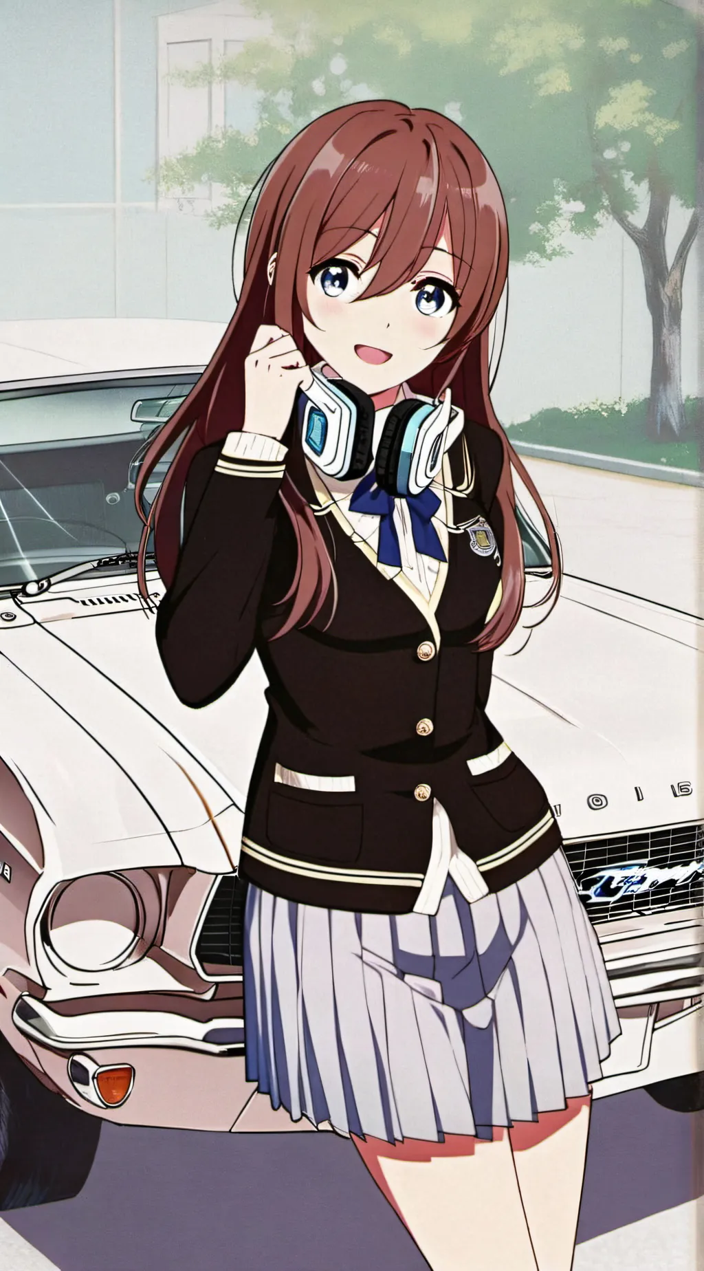 ai character: Veronica  background