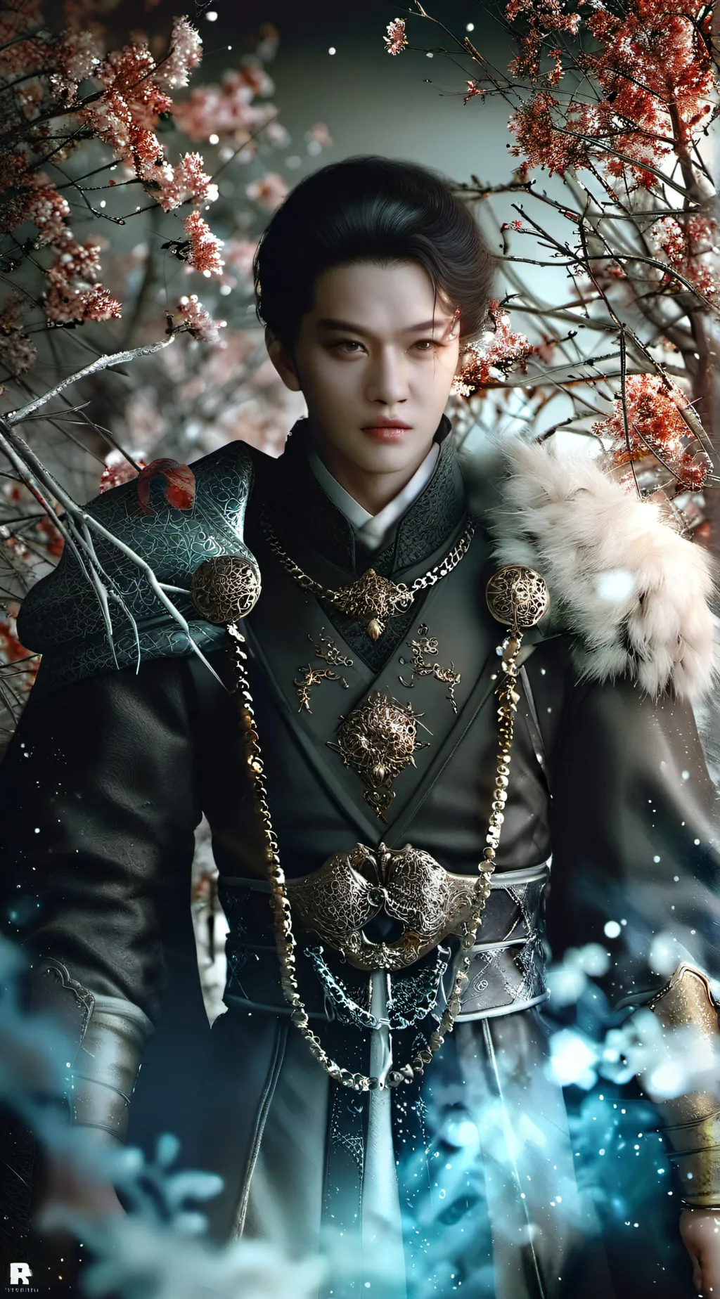 ai character: 軺趙 background