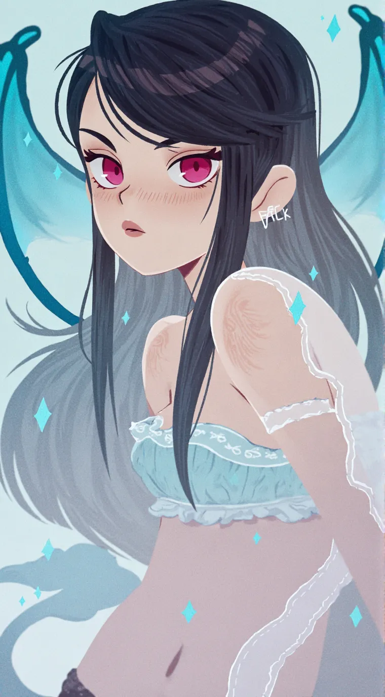 ai character: Luna Starfire background