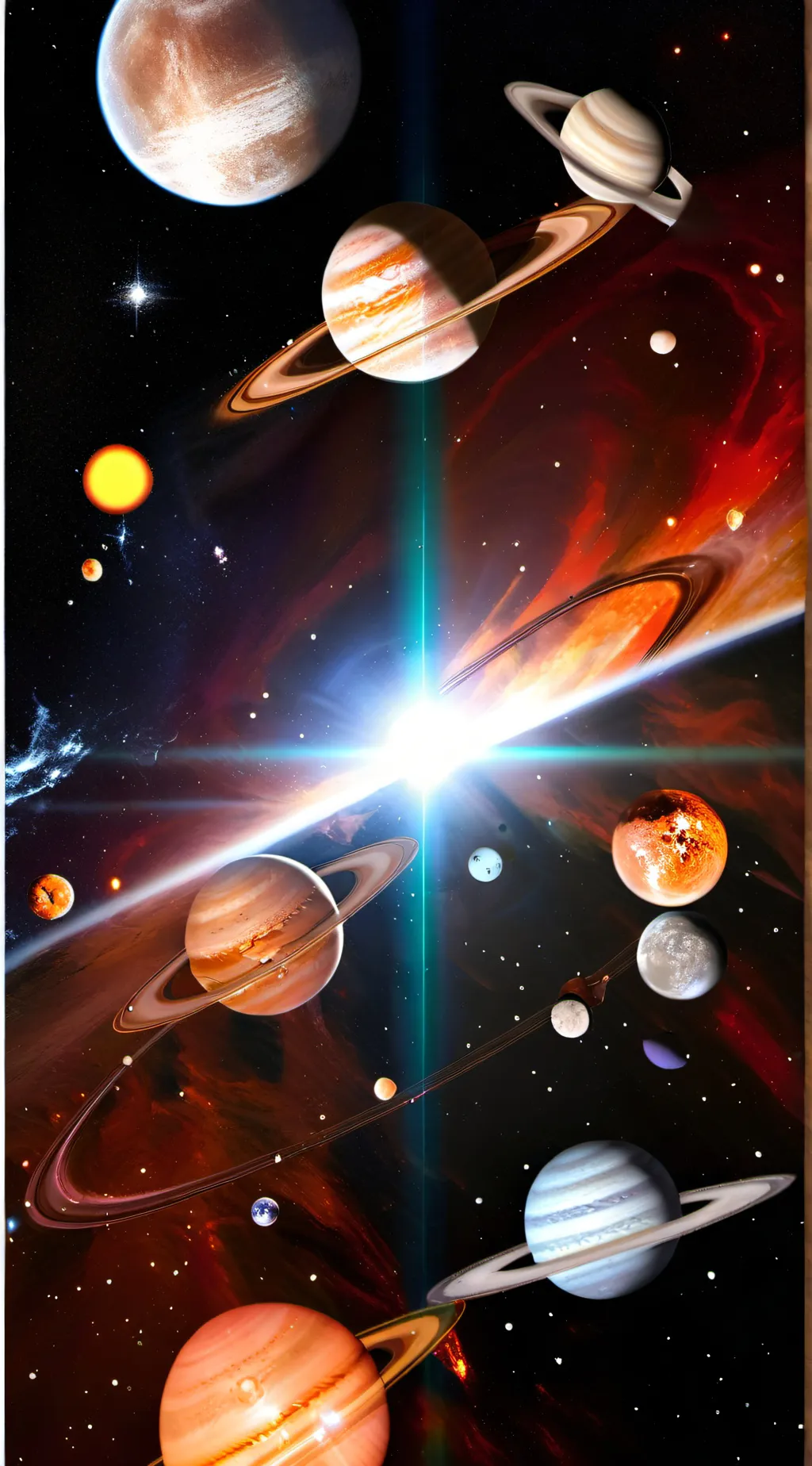 ai character: Care amount! background