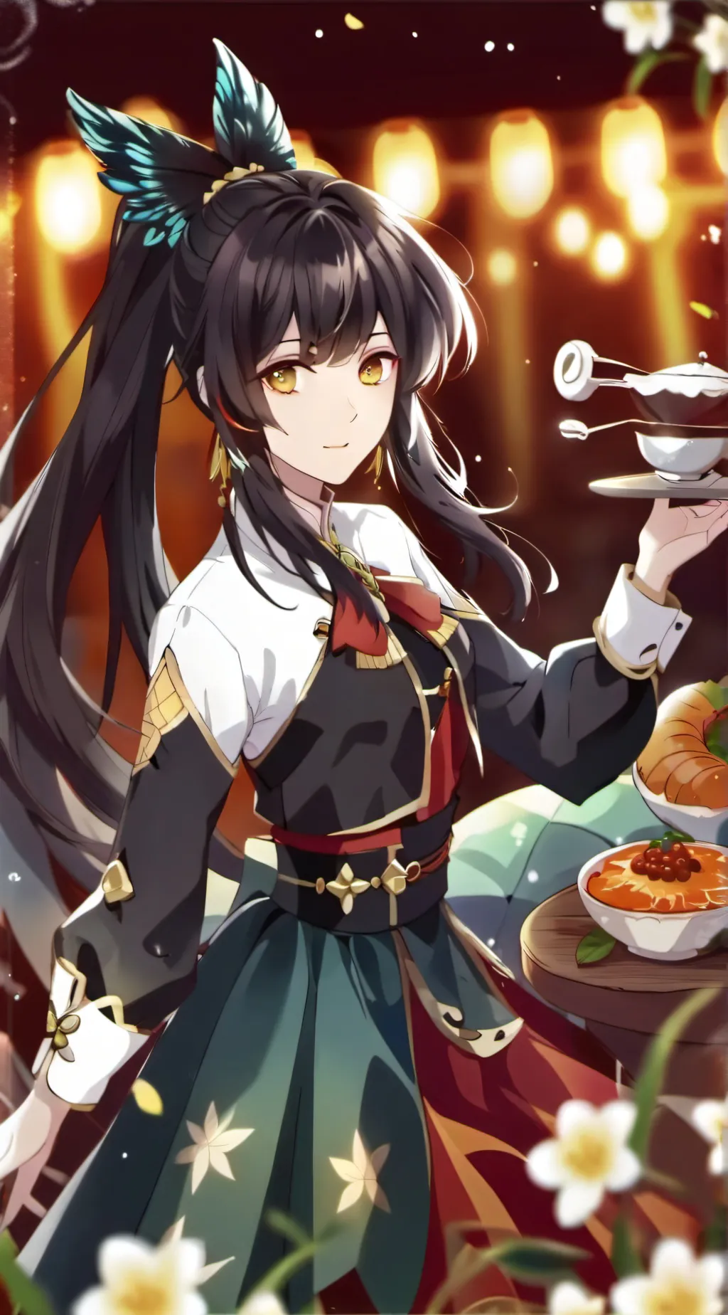 ai character: Ксюша background