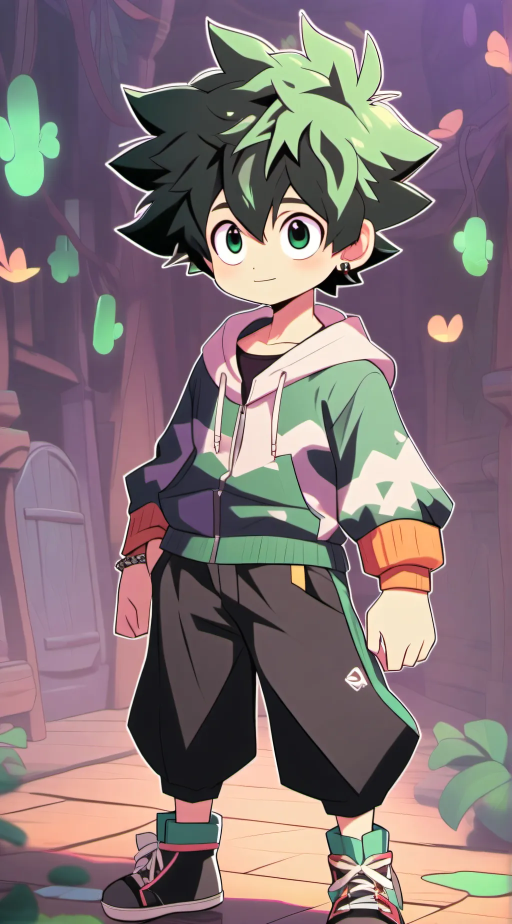 ai character: Deku background