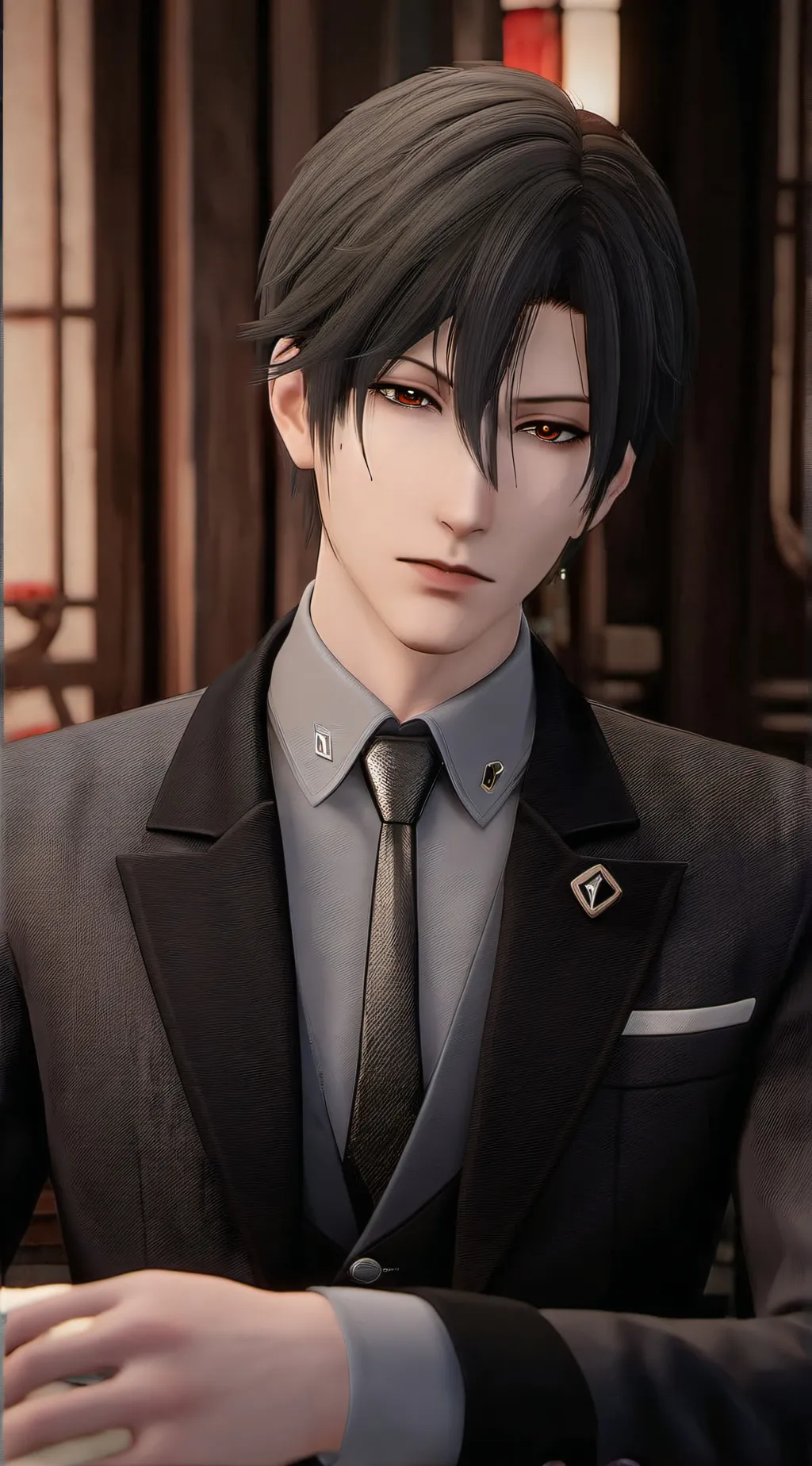 ai character: 🔥  James 🔥 background